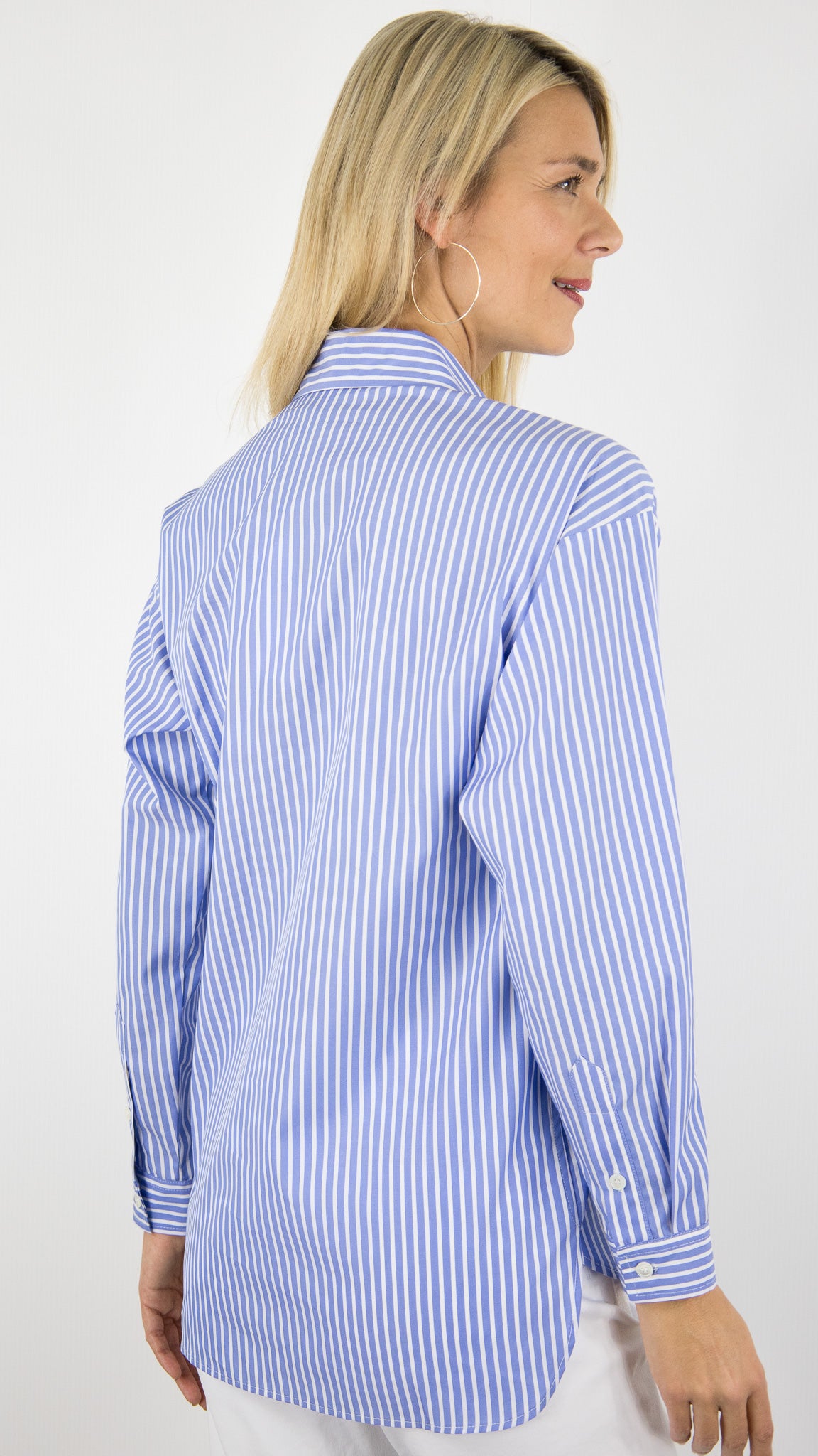 CHEMISE RAYEE BRODEE GERARD DAREL CYNDRA MARINE