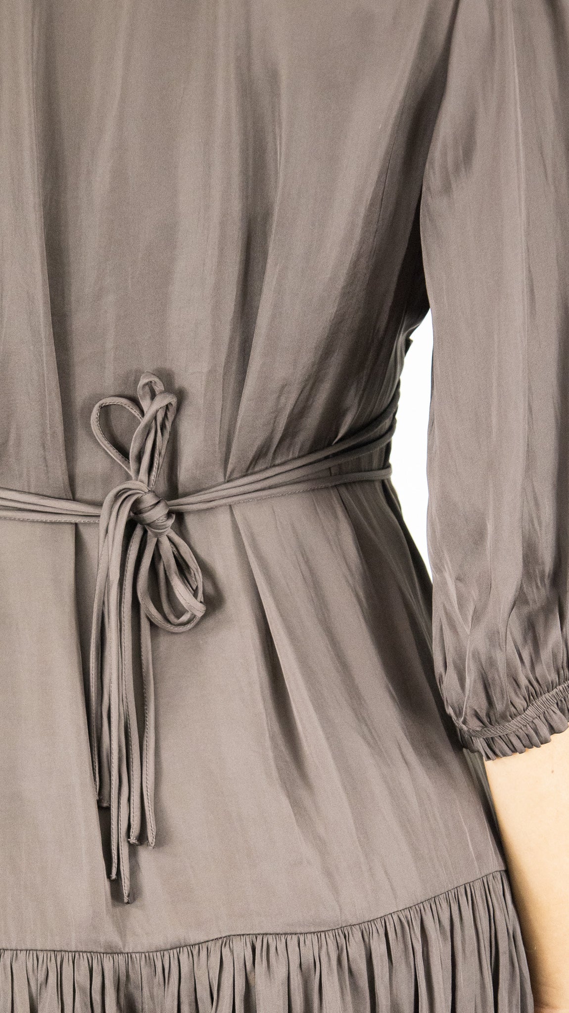 ROBE COURTE FLUIDE BA&SH CYRILIA#COLOR_CHOCOLAT