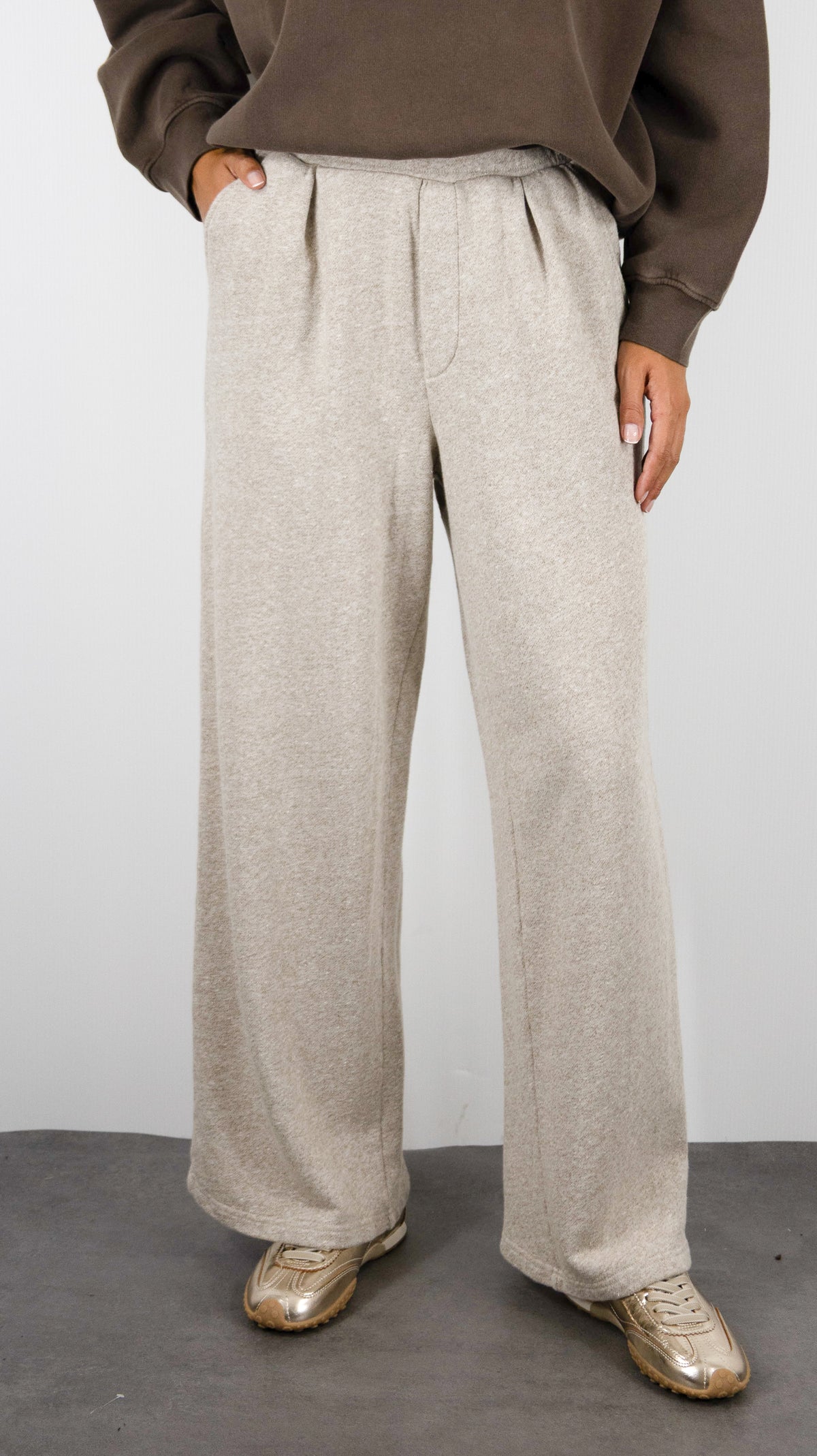JOGGING PANTALON MOLLETONNE POUR FEMME AMERICAN VINTAGE DAN05A LIEGEOIS