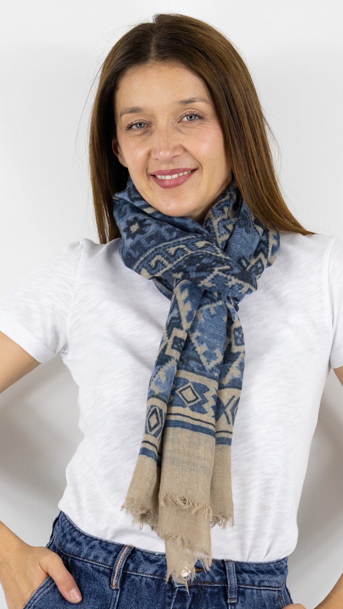 ECHARPE EN LAINE IMPRIMEE GERARD DAREL DCH14 C274