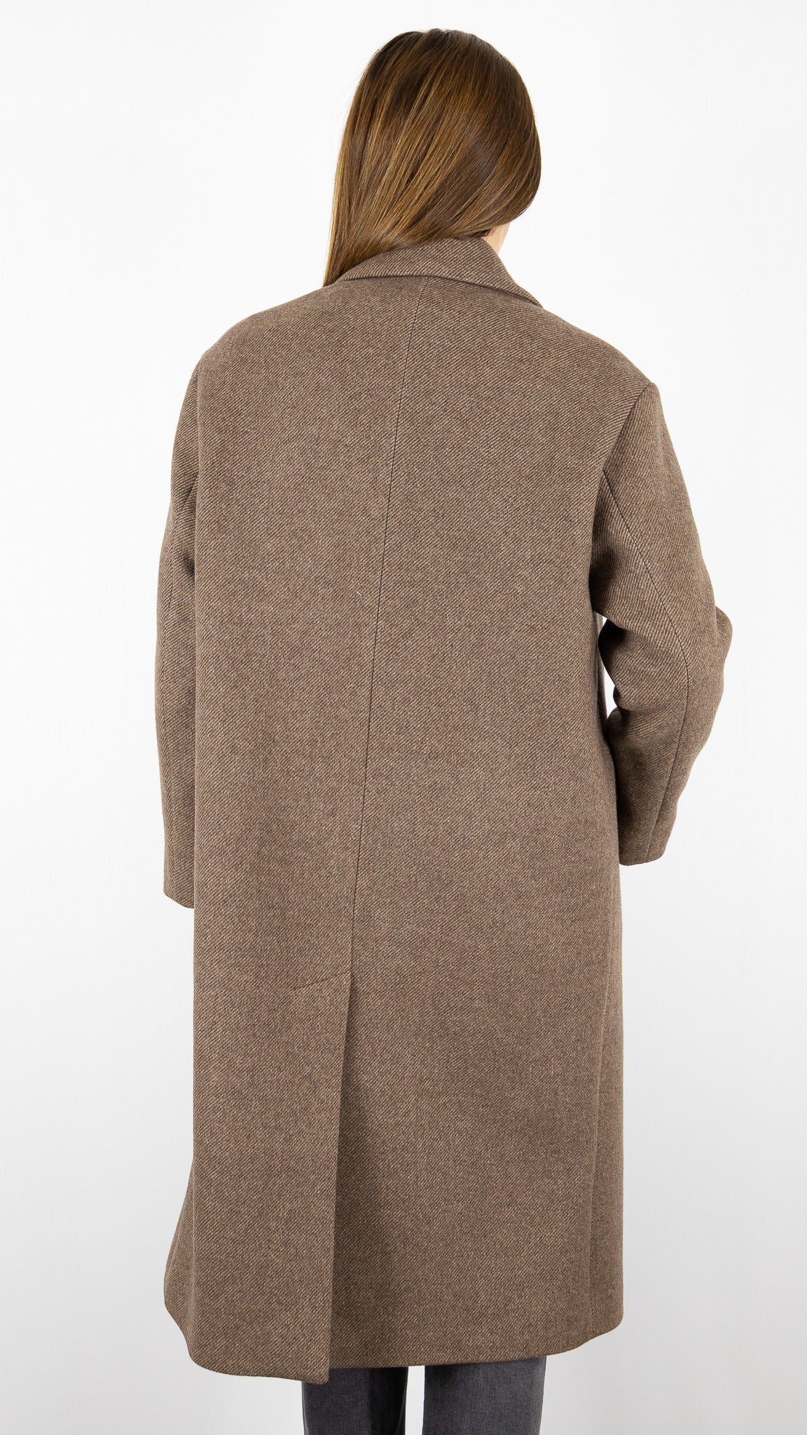 MANTEAU LONG EN LAINE FEMME MADY DCM26 C044 TAUPE GERARD DAREL