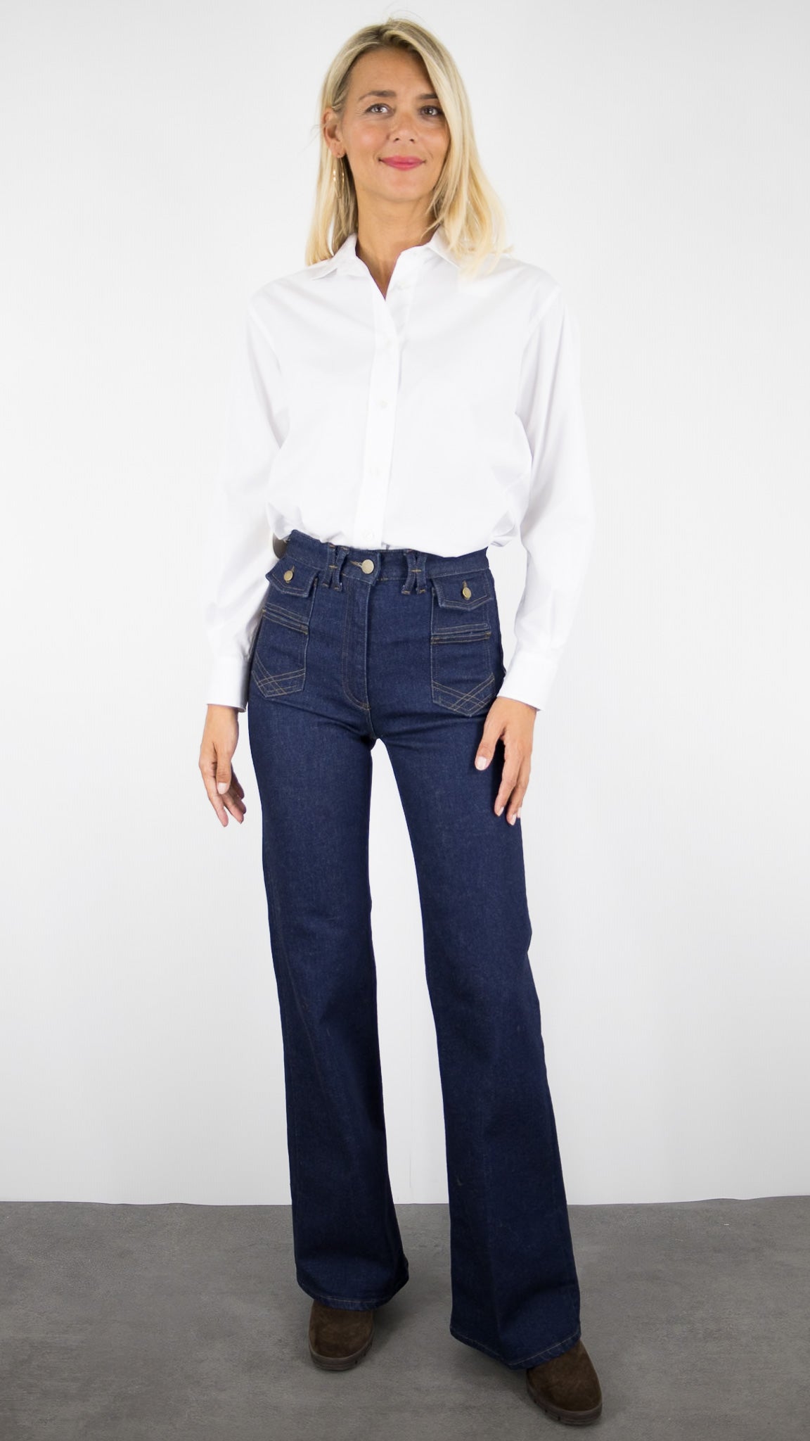 JEANS TAILLE HAUTE EVASE BRUT POUR FEMME GERARD DAREL ANNA DCP01 C322