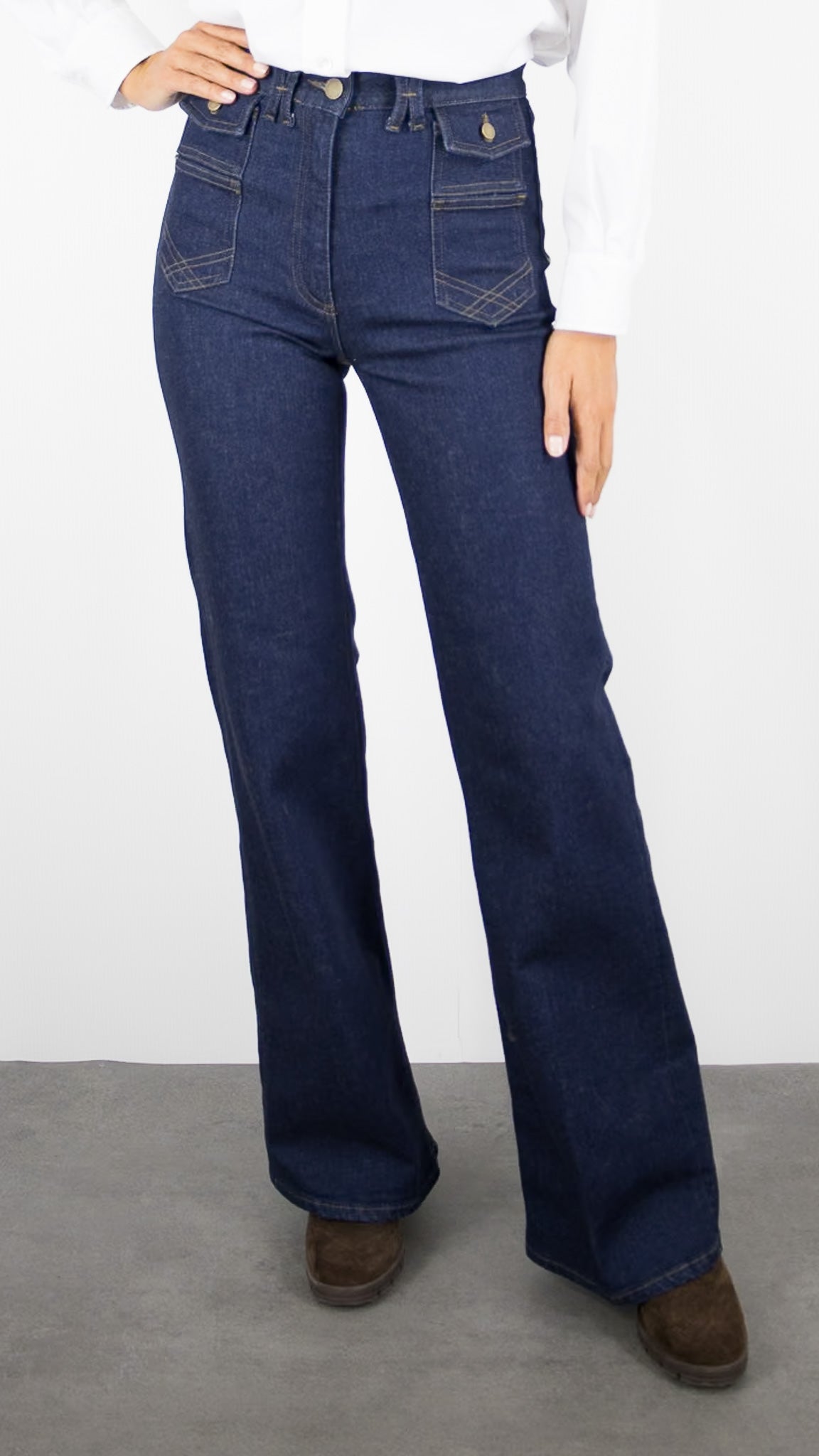 JEANS TAILLE HAUTE EVASE BRUT POUR FEMME GERARD DAREL ANNA DCP01 C322