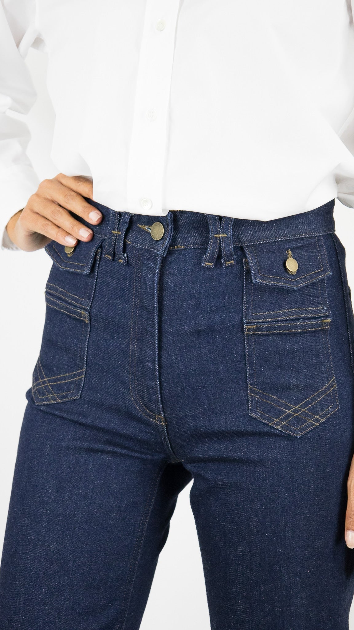 JEANS TAILLE HAUTE EVASE BRUT POUR FEMME GERARD DAREL ANNA DCP01 C322