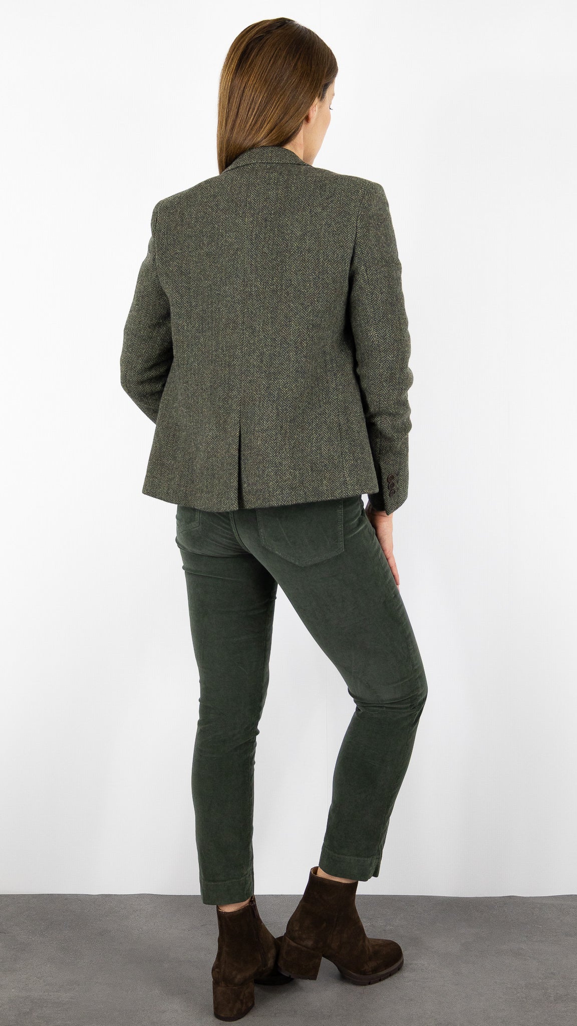 VESTE A CHEVRONS EN LAINE GERARD DAREL NOELIE KAKI