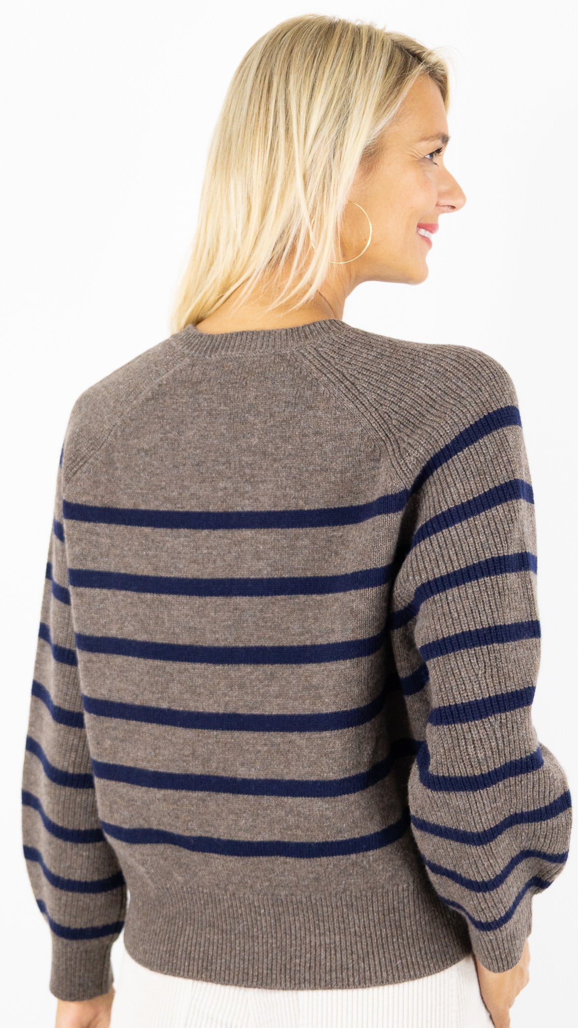 PULL MARINIERE CHOCO MARINE EN LAINE MERINOS POUR FEMME  GERARD DAREL EDITH