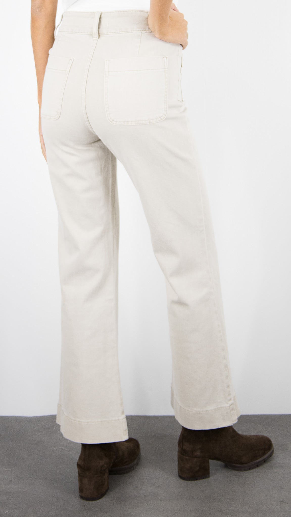 JEANS FLARE POUR FEMME ORAIJE ELENETTE#COLOR_BEIGE