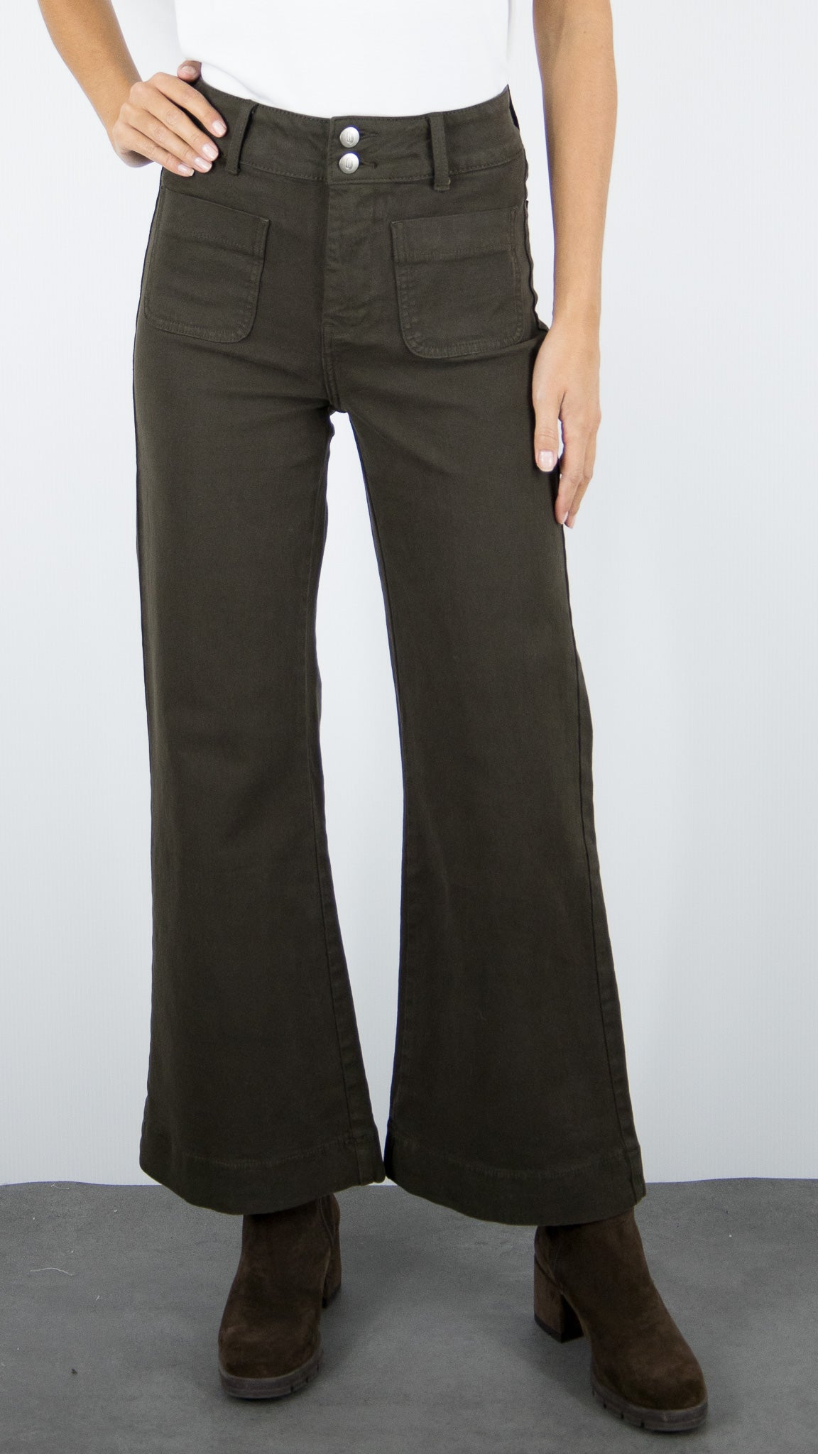 JEANS FLARE POUR FEMME ORAIJE ELENETTE#COLOR_CHOCO