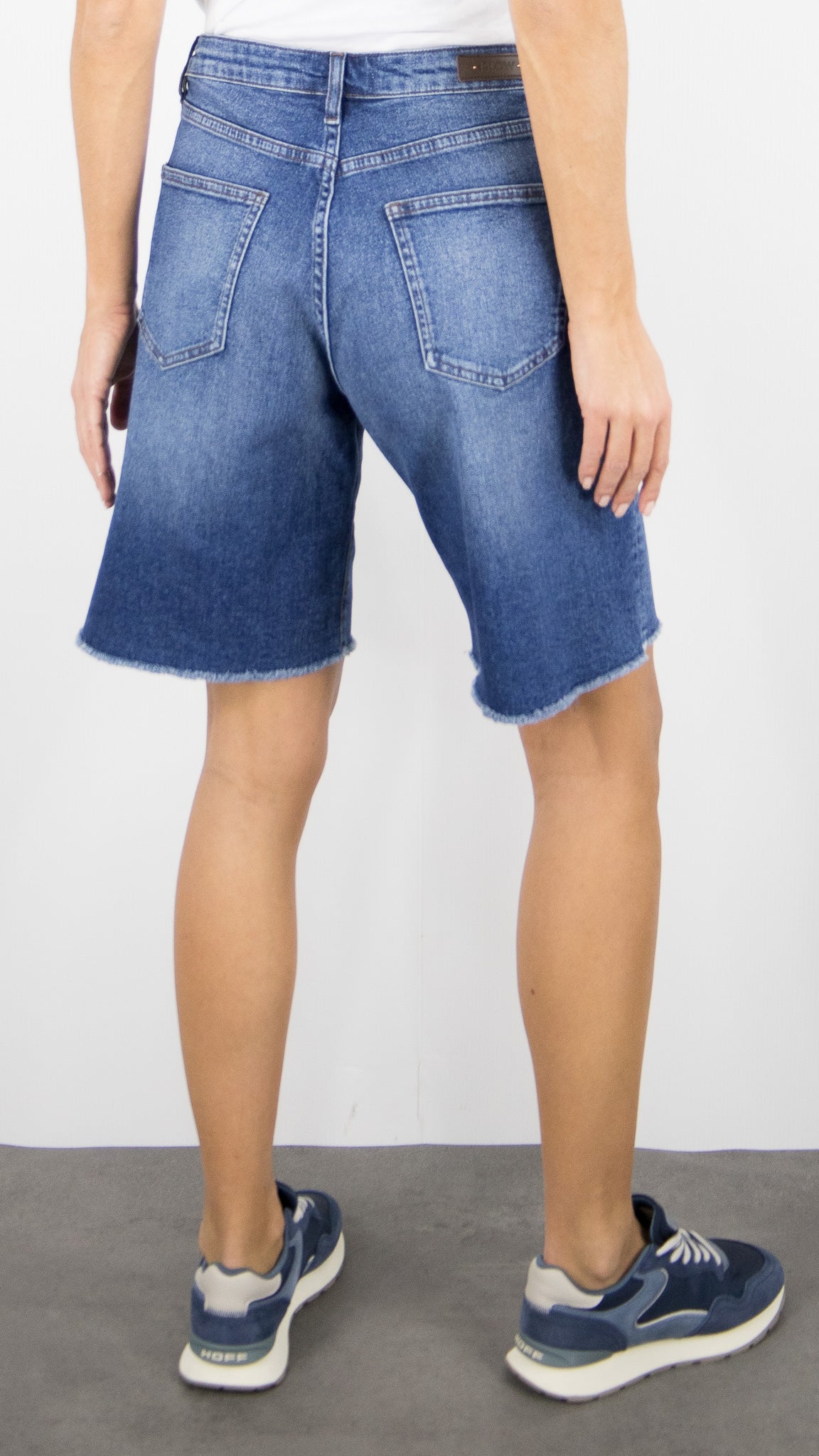 BERMUDA LARGE EN JEANS POUR FEMME ISLOW ELIO DENIM TENCEL#COLOR_WORN VINTAGE