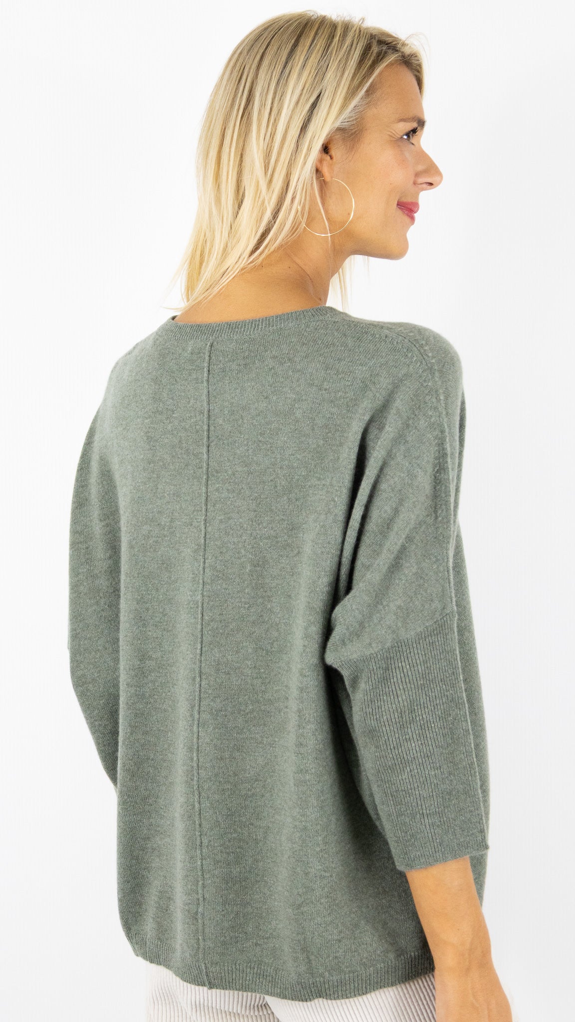 PULL AMPLE EN CACHEMIRE KAKI GERARD DAREL ERLINE