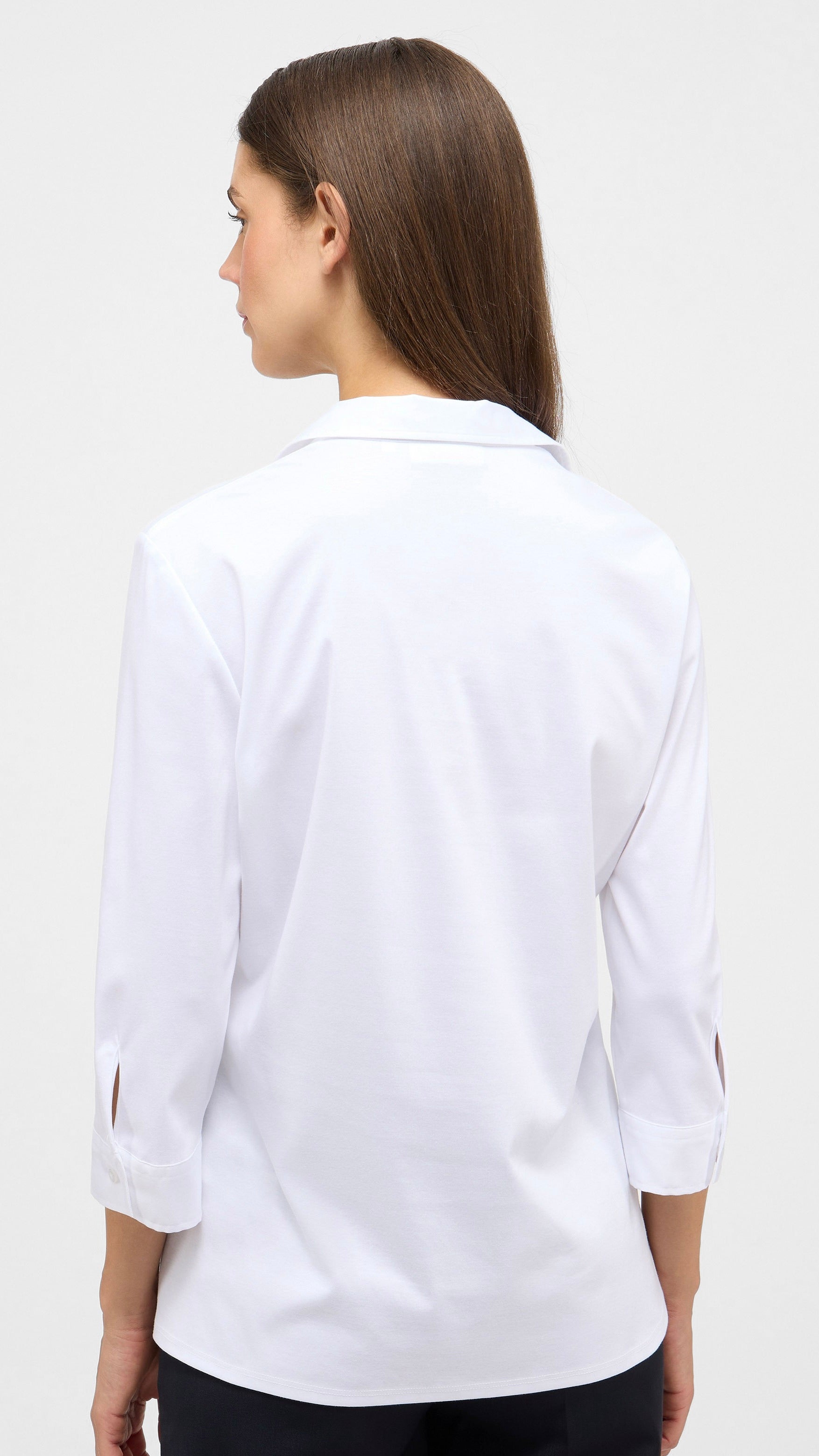 CHEMISE TEE-SHIRT BLANC POUR FEMME ETERNA 5158 R553