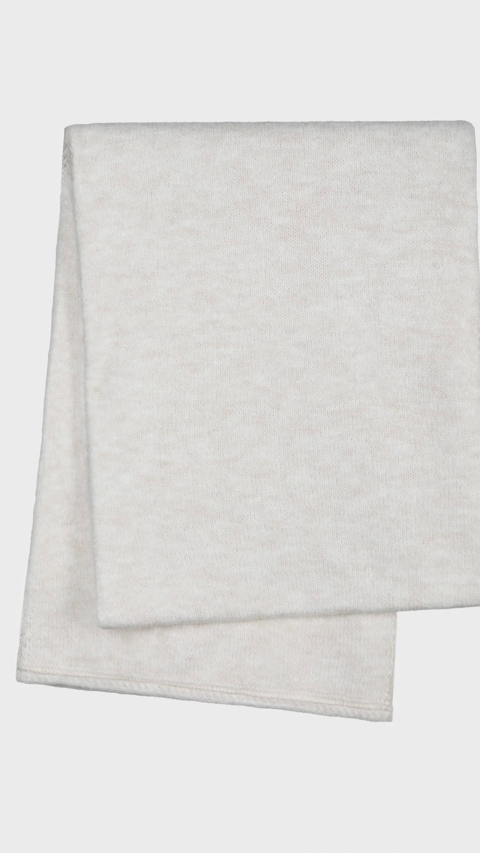 ECHARPE EN MAILLE CHAUDE AN'GE FOGGY#COLOR_ECRU