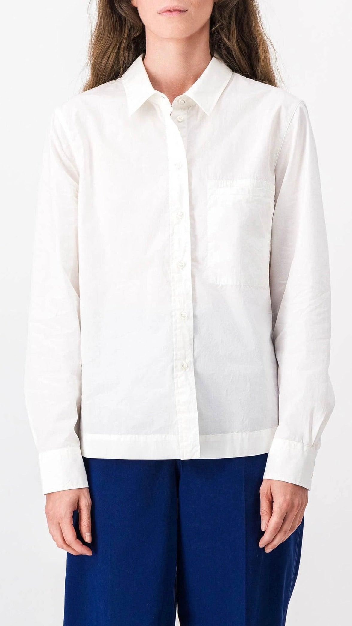 CHEMISE PARACHUTE EN COTON BLANCHE BENSIMON GALICIA