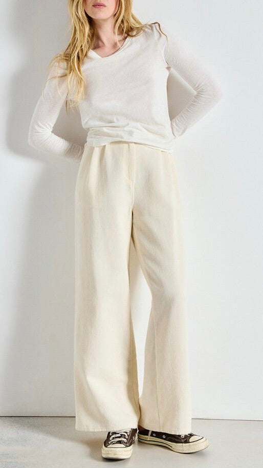 TEE-SHIRT COL ROND EN COOTN AMERICAN VINTAGE GAMIPY#COLOR_BLANC