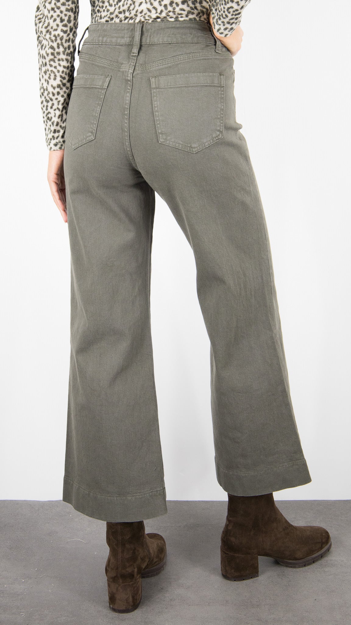 JEANS WIDE EVASE FEMME ORAIJE GASPARETTE#COLOR_KAKI