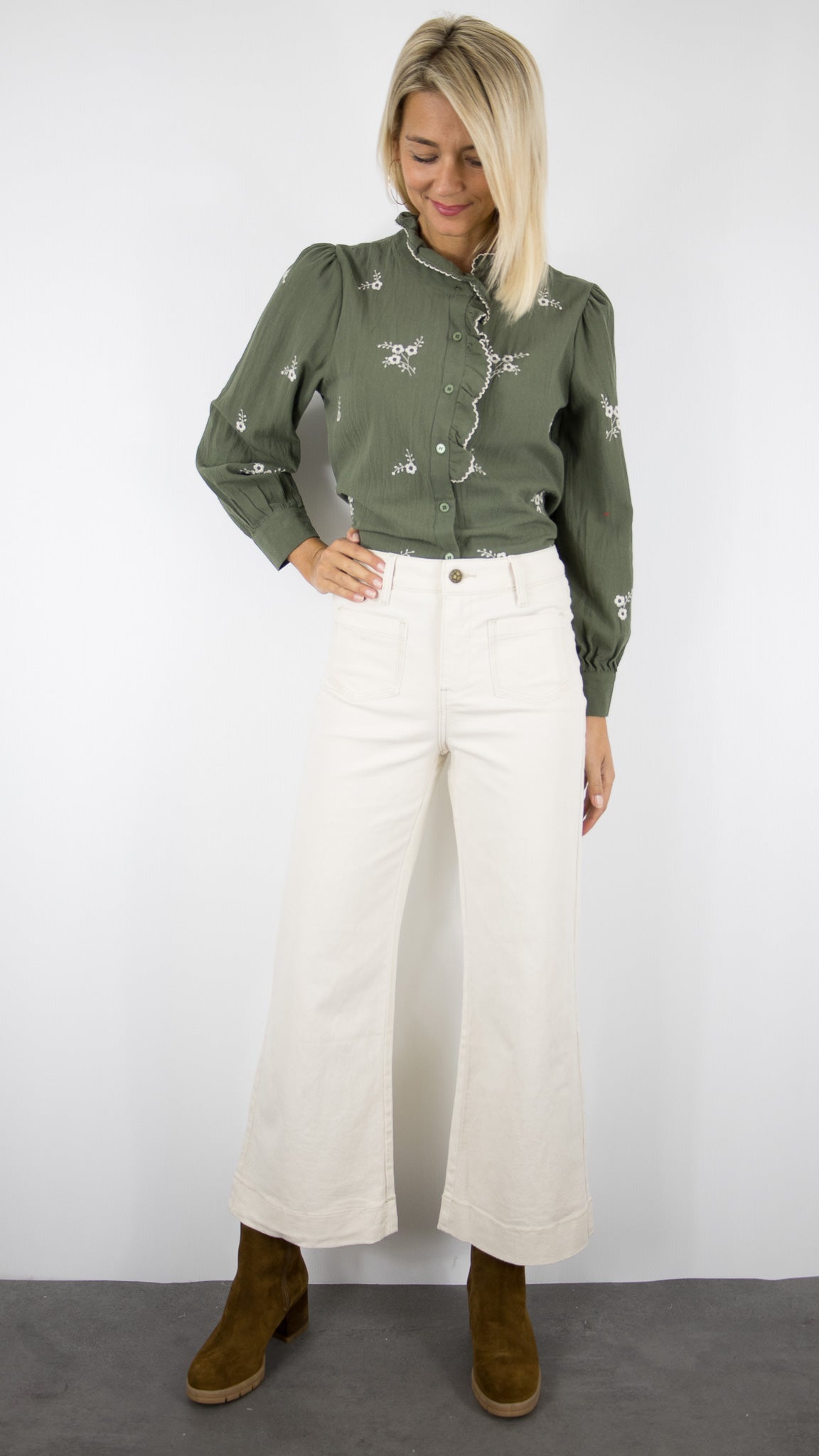 JEANS WIDE EVASE FEMME ORAIJE GASPARETTE#COLOR_NATUREL BEIGE