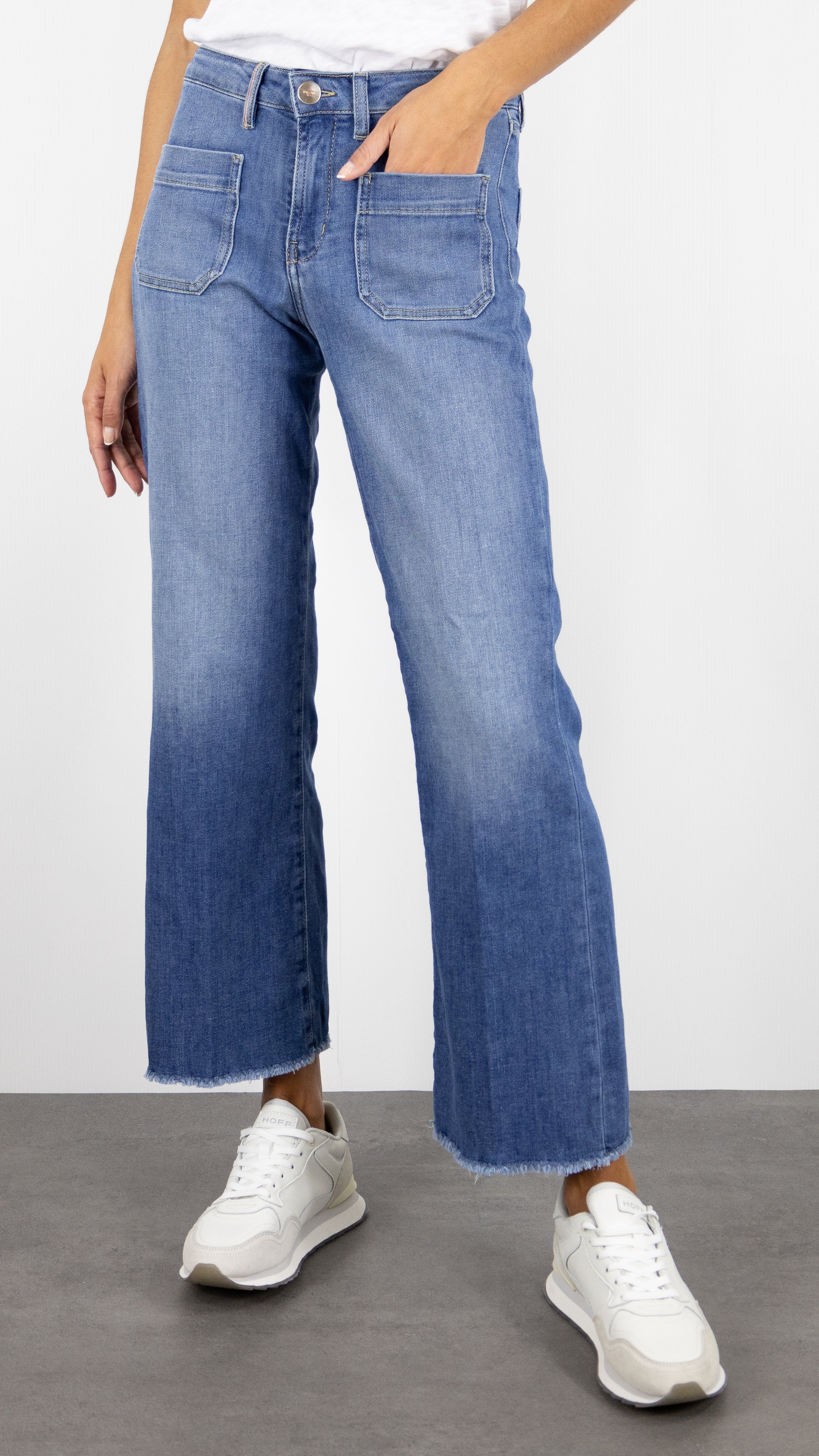 JEANS LARGE 7/8 POUR FEMME ISLOW HOPE LIGHT RECYCLED DENIM#COLOR_AGED WASH 