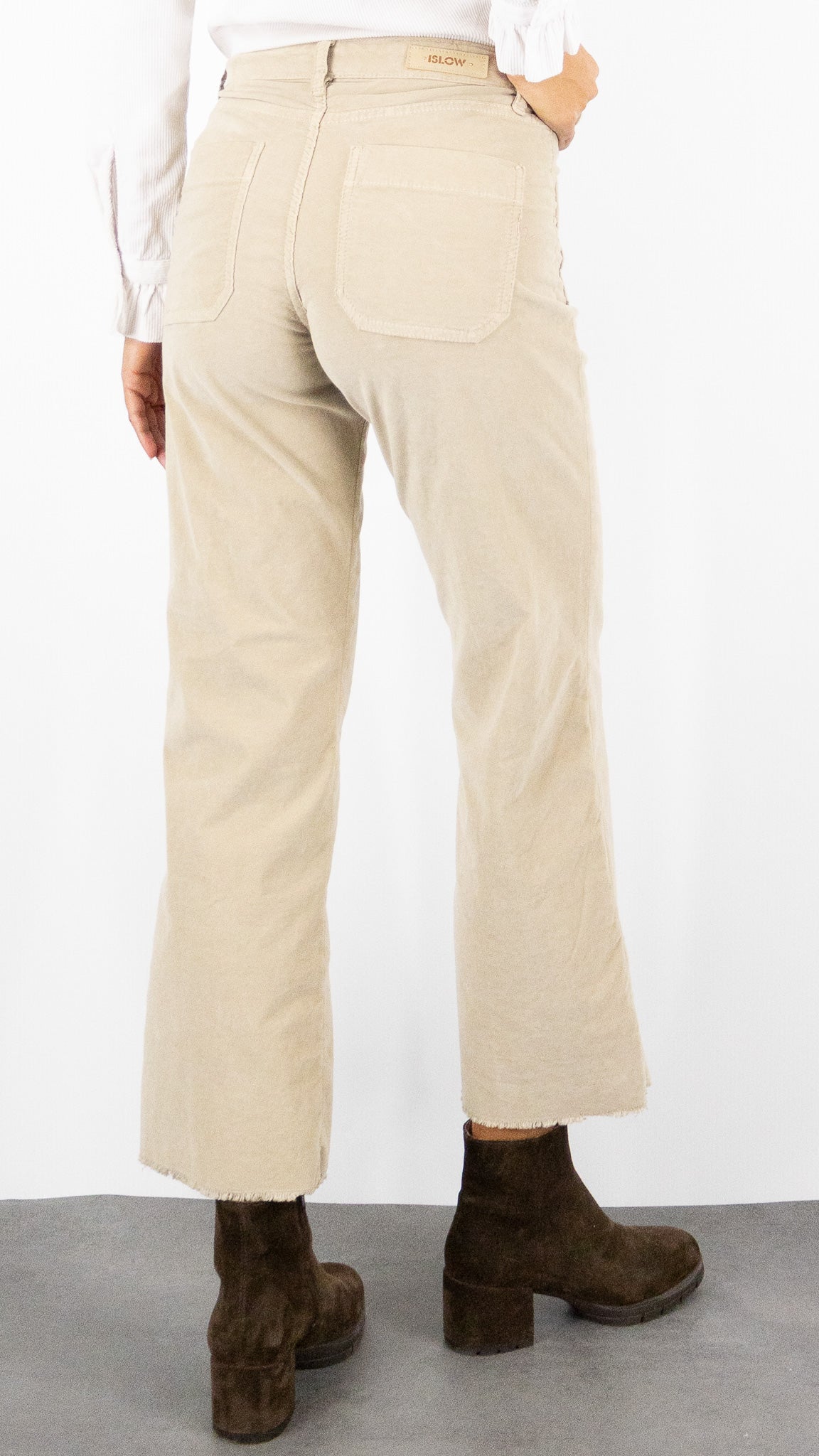 PANTALON DROIT EN VELOURS PALATINE  ISLOW HOPE PALATINE CORD RECALL#COLOR_SAHARA/BEIGE