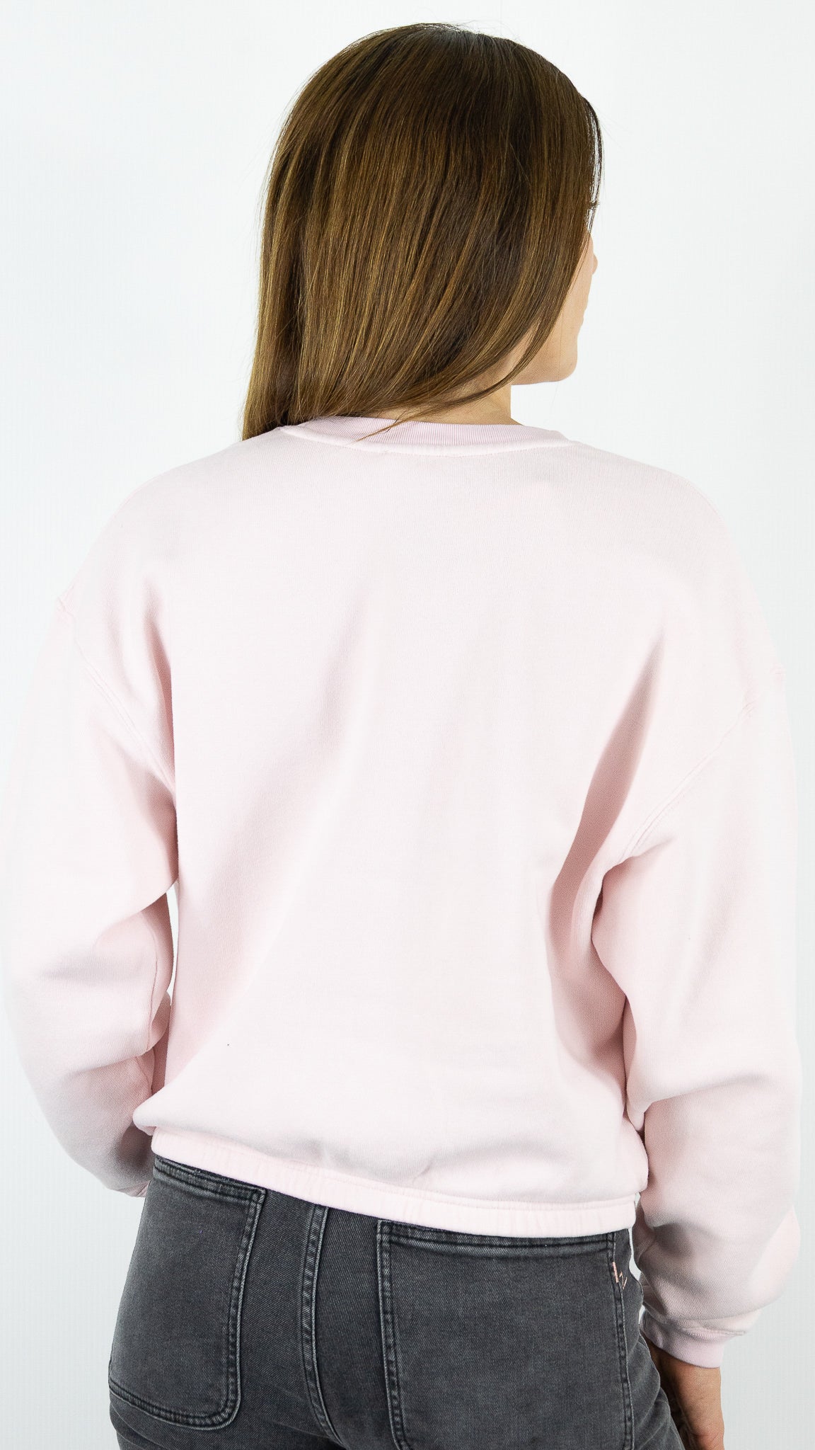 SWEAT EN COTON AMERICAN VINTAGE IZUBIRD#COLOR_CONFISERIE/ROSE