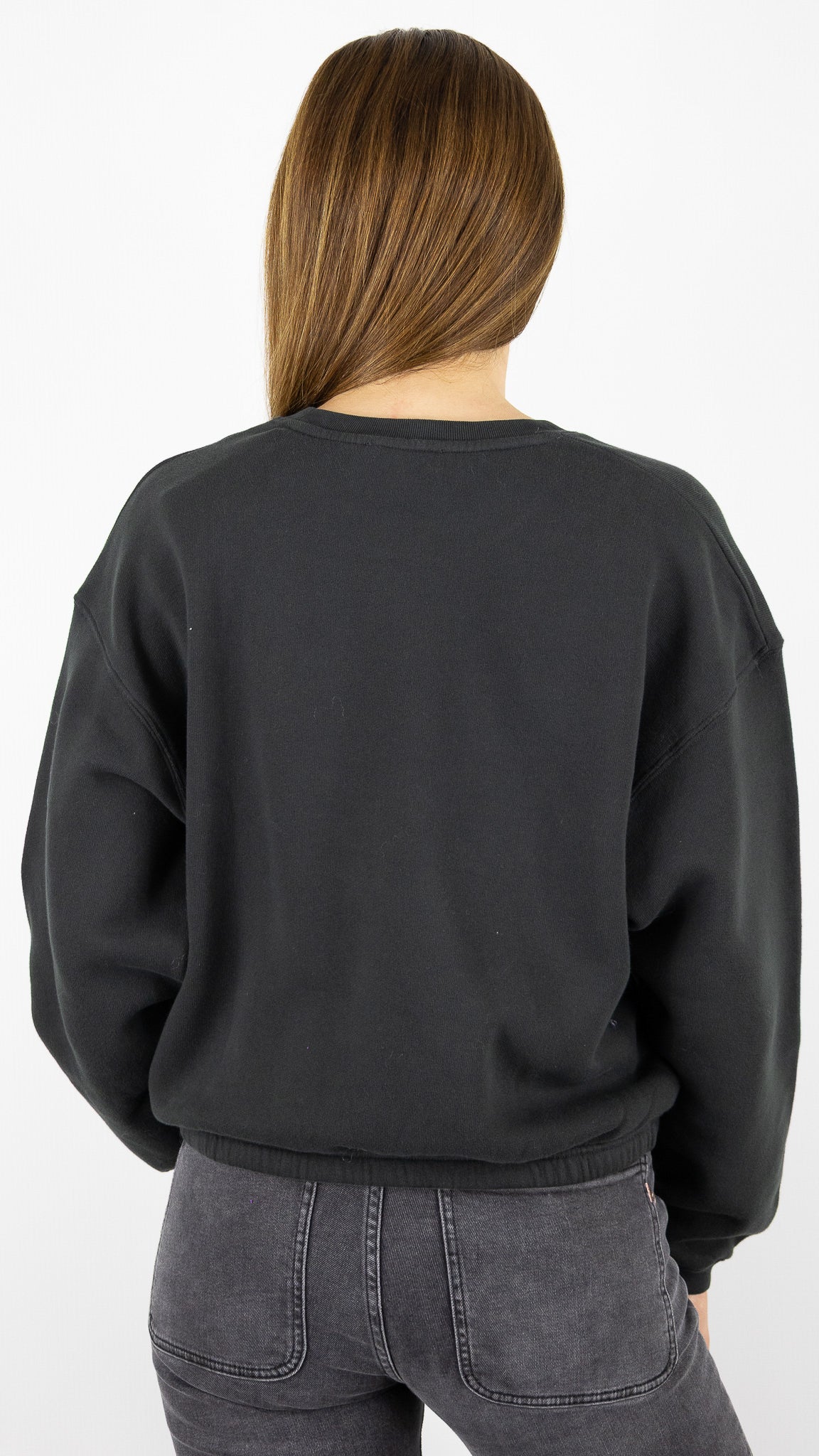 SWEAT EN COTON AMERICAN VINTAGE IZUBIRD#COLOR_REGLISSE