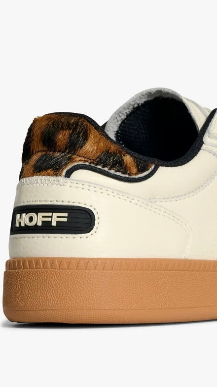 SNEAKERS PLATES BLANCHES AVEC DOS LEOPARD HOFF ALLEY OFF 