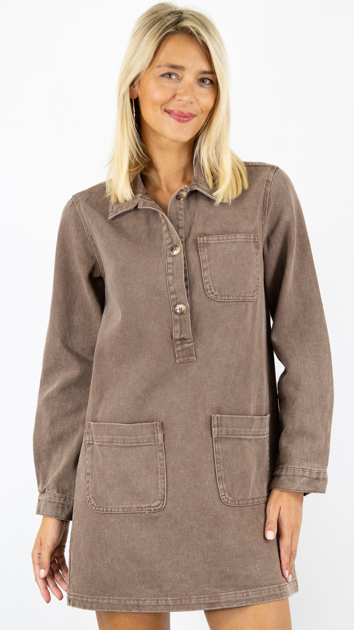 ROBE EN JEANS CHOCO FEELKOO J0759