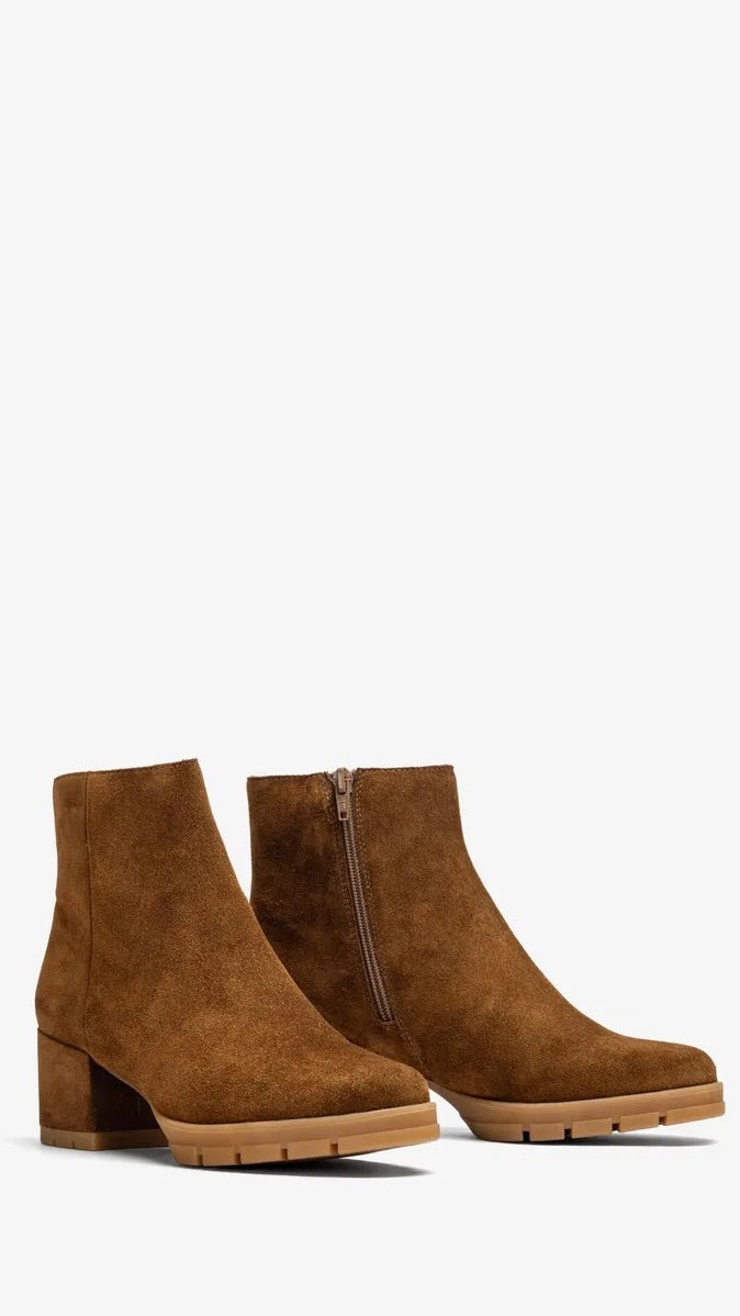 BOOTS A TALONS EN DAIM UNISA JAYDI_F25_BS#COLOR_TANGER/CAMEL