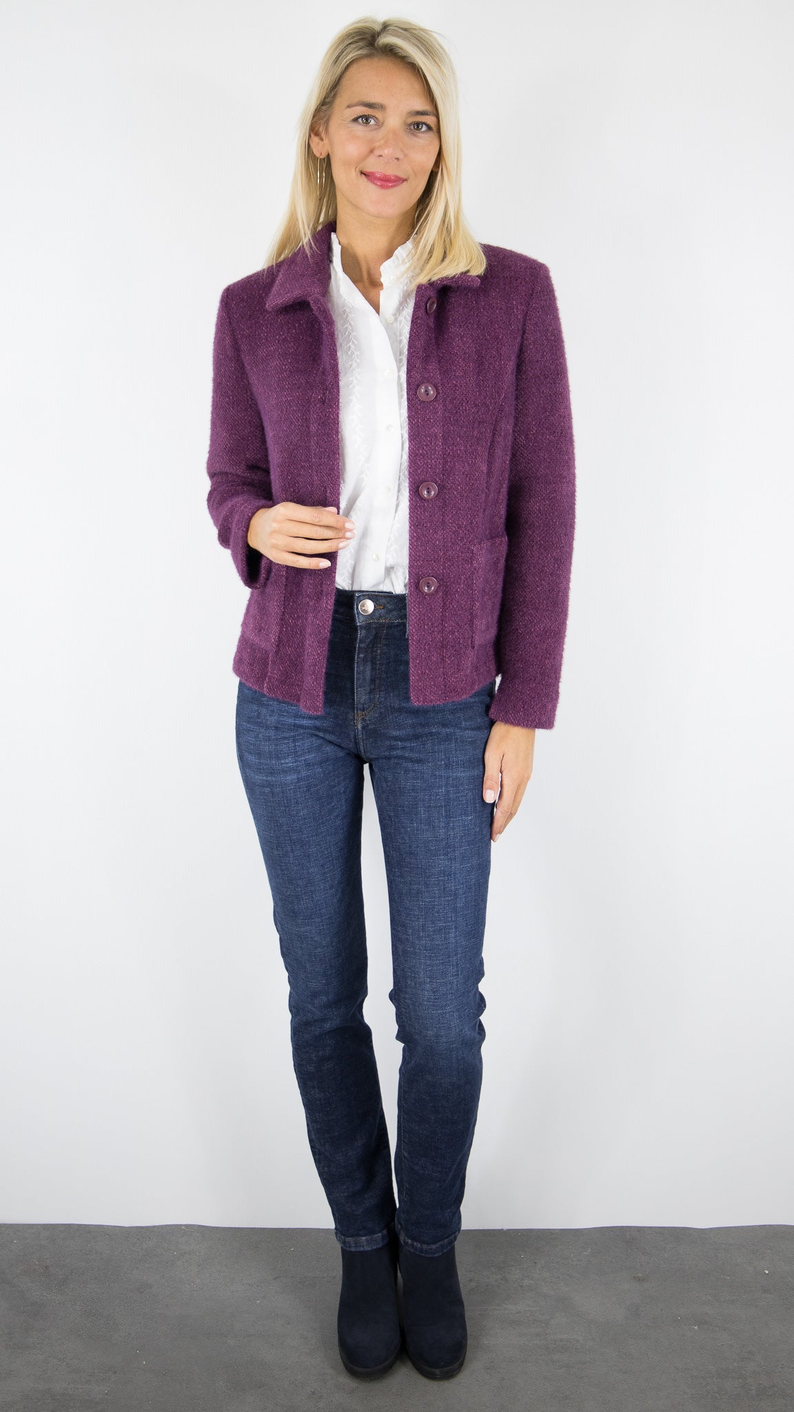 VESTE MAILLE POILUE POUR FEMME SOMMERMANN 4854/12 JOHANNA#COLOR_694/VIN