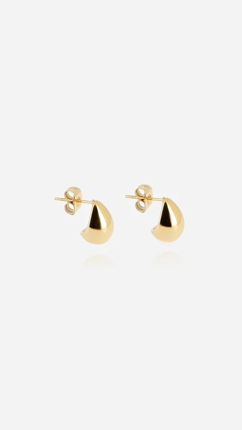BOUCLES D'OREILLE EN ACIER CHIRURGICAL  ZAG LARME