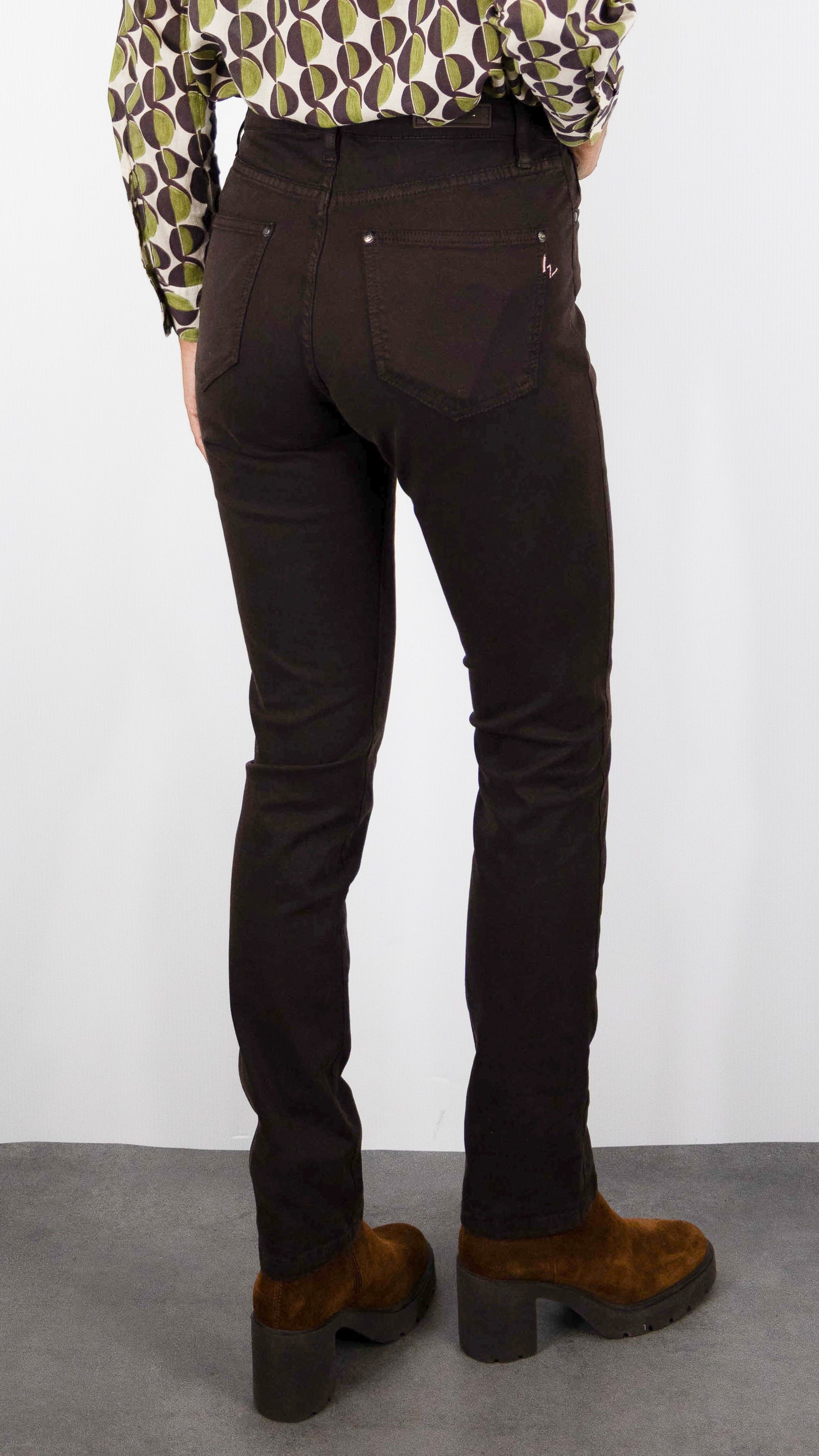 PANTALON LONG DROIT POUR FEMME ISLOW MALO TENDER DREAM#COLOR_ESPRESSO/CHOCO