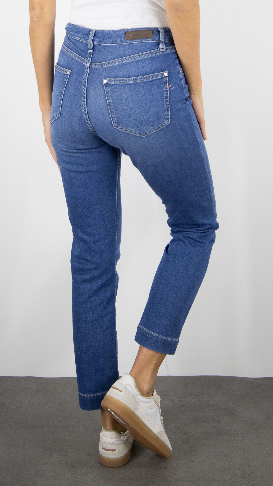 JEANS SLIM 7/8 DENIM MOYEN POUR FEMME ISLOW MARIN BLUE FIZZ