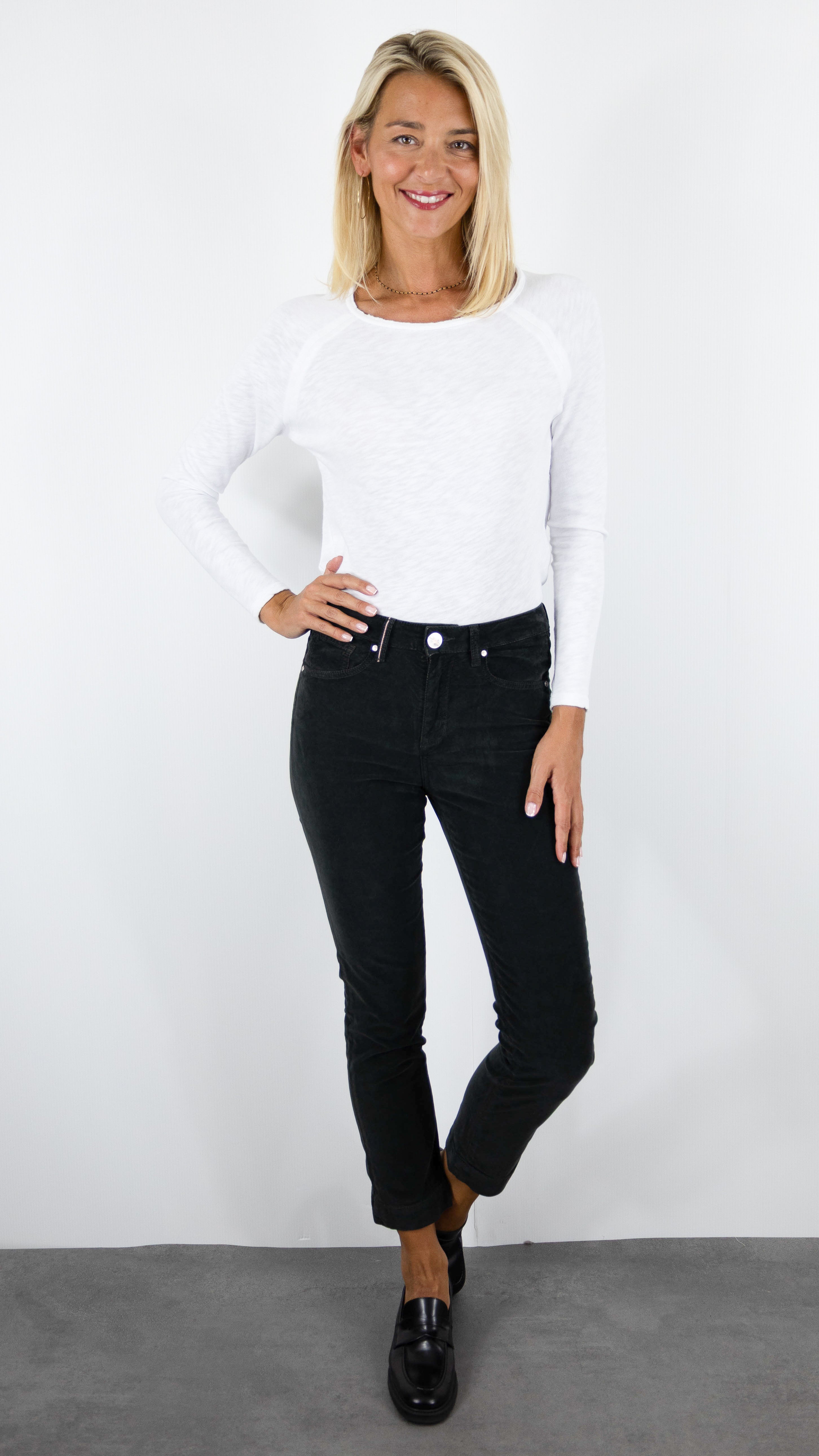 PANTALON 7/8 EN VELOURS PALATINE POUR FEMME ISLOW MARIN PALATINE CORD#COLOR_COMMANDO/KAKI