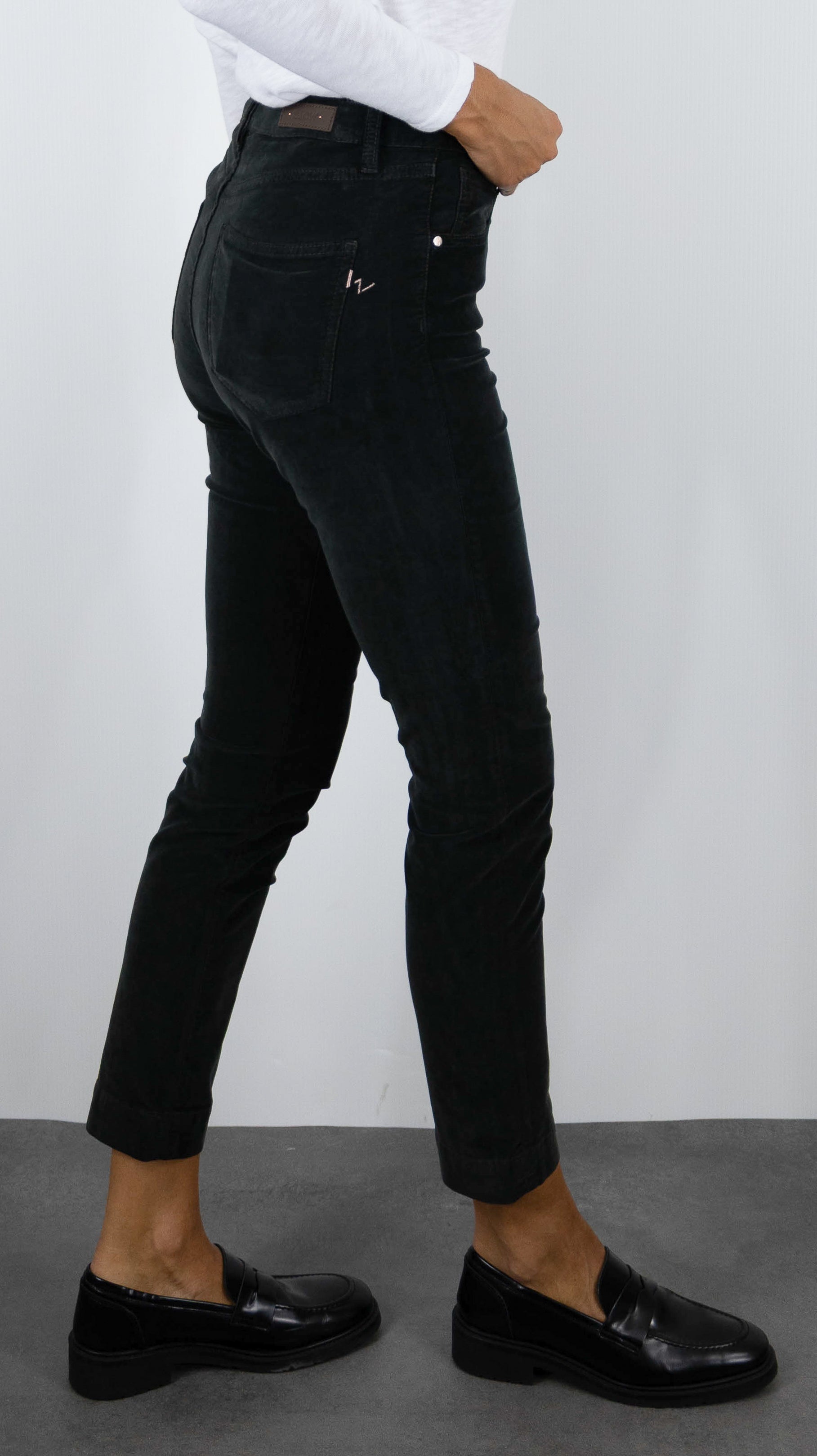PANTALON 7/8 EN VELOURS PALATINE POUR FEMME ISLOW MARIN PALATINE CORD#COLOR_COMMANDO/KAKI