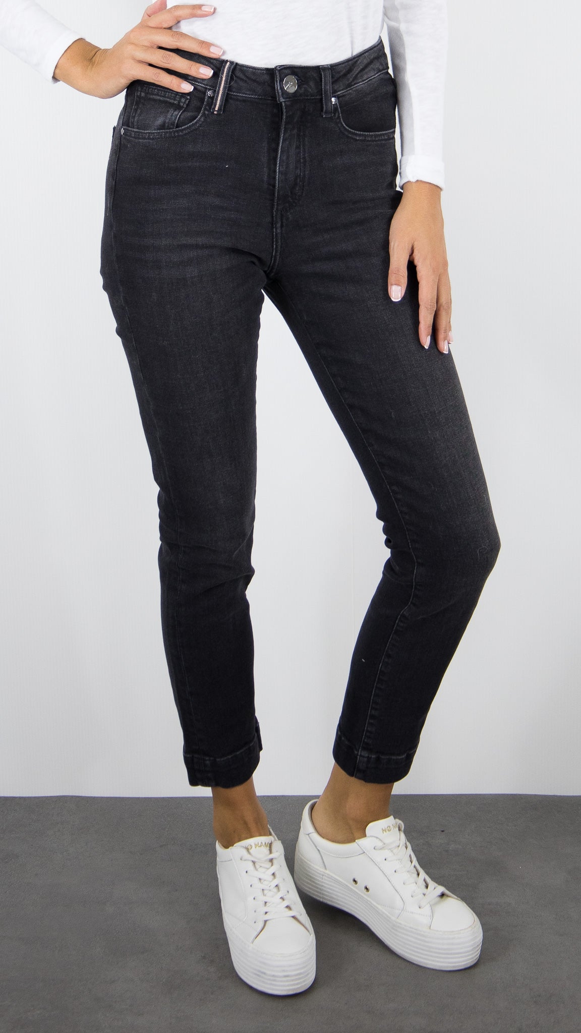 JEANS BRUT DROIT 7/8 FEMME ISLOW MARIN RECYCLED BLACK
