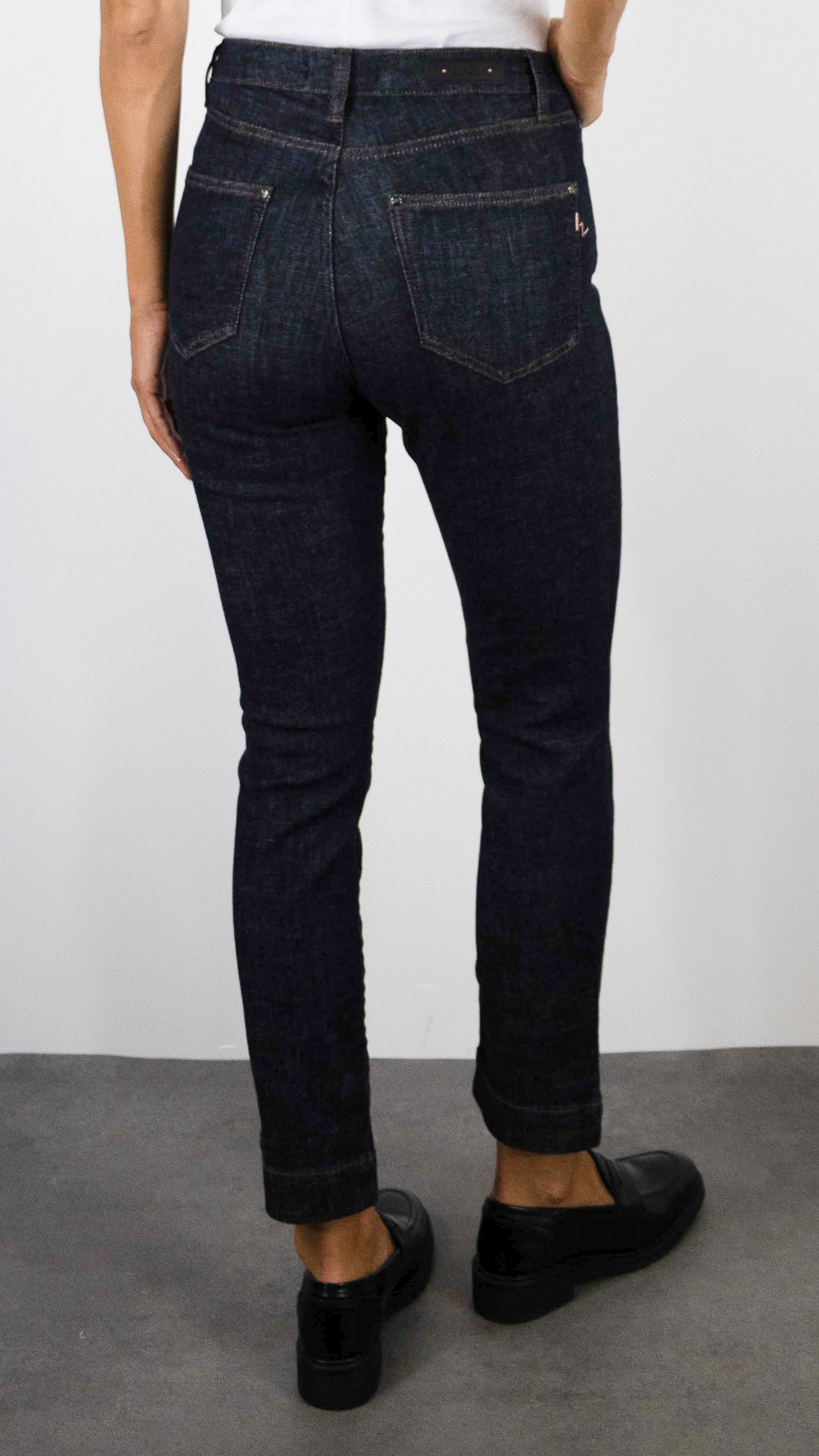 JEANS DROIT TAILLE HAUTE BRUT ISLOW MARIN RECYCLED BLUE#COLOR_RAW RINSE 