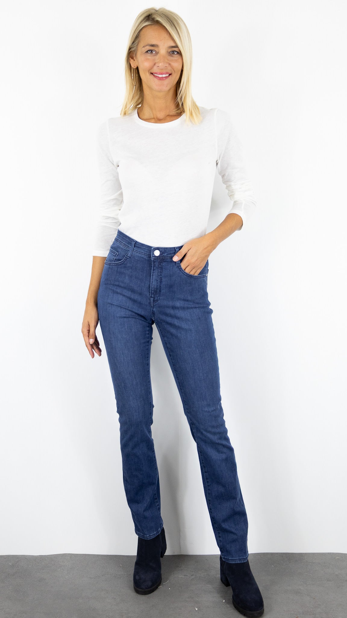 JEANS AJUSTE FEMME BRAX MARY 70 7150#COLOR_25/JEANS MOYEN