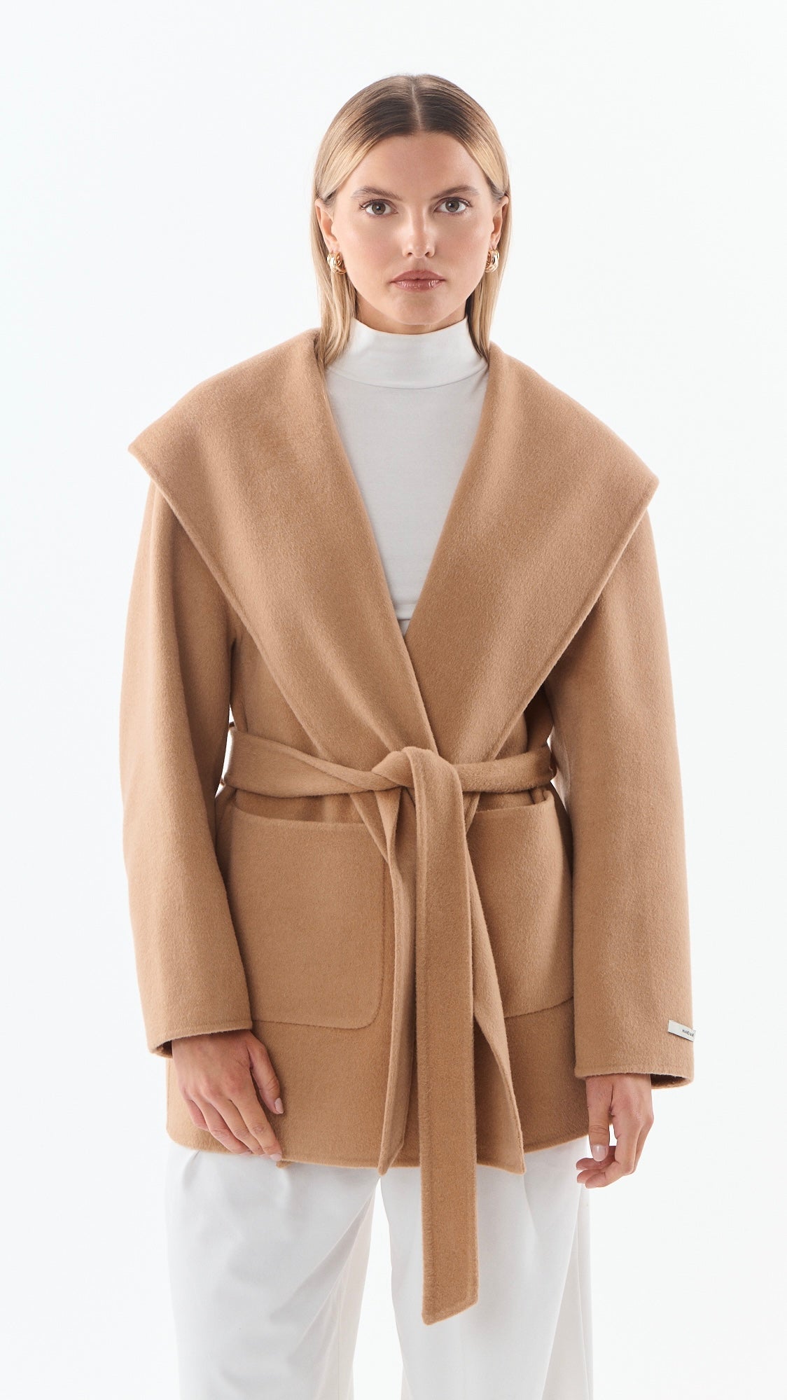 VESTE PARDESSUS EN LAINE GIOVANNI MENDY#COLOR_CAMEL