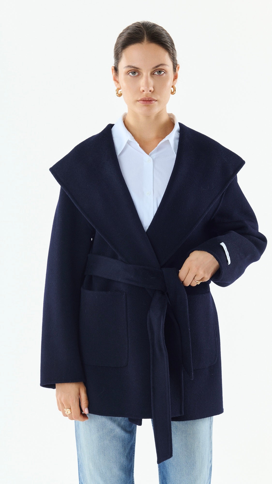 VESTE PARDESSUS EN LAINE GIOVANNI MENDY#COLOR_MARINE