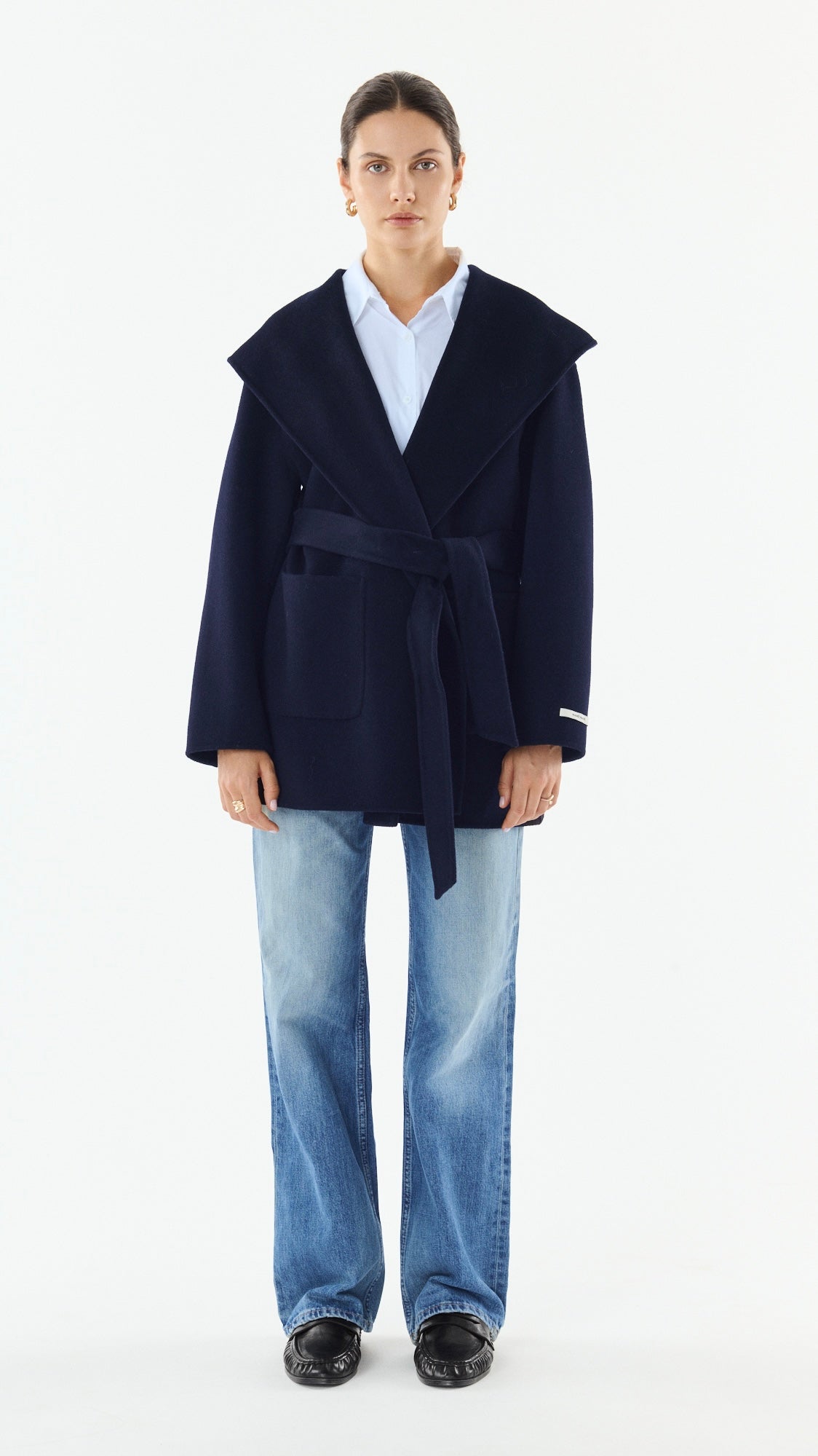 VESTE PARDESSUS EN LAINE GIOVANNI MENDY#COLOR_MARINE