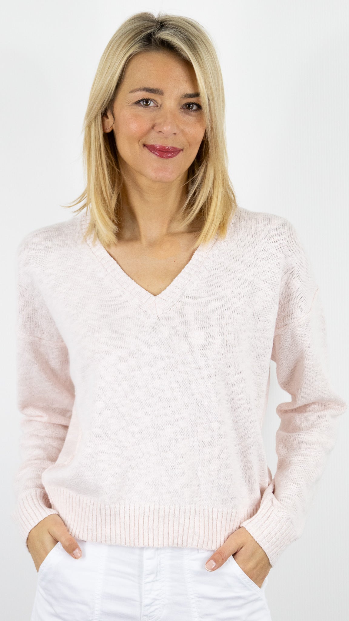 PULL BOUCLETTE COL V FEMME HARTFORD MIRISA#COLOR_03/NUDE