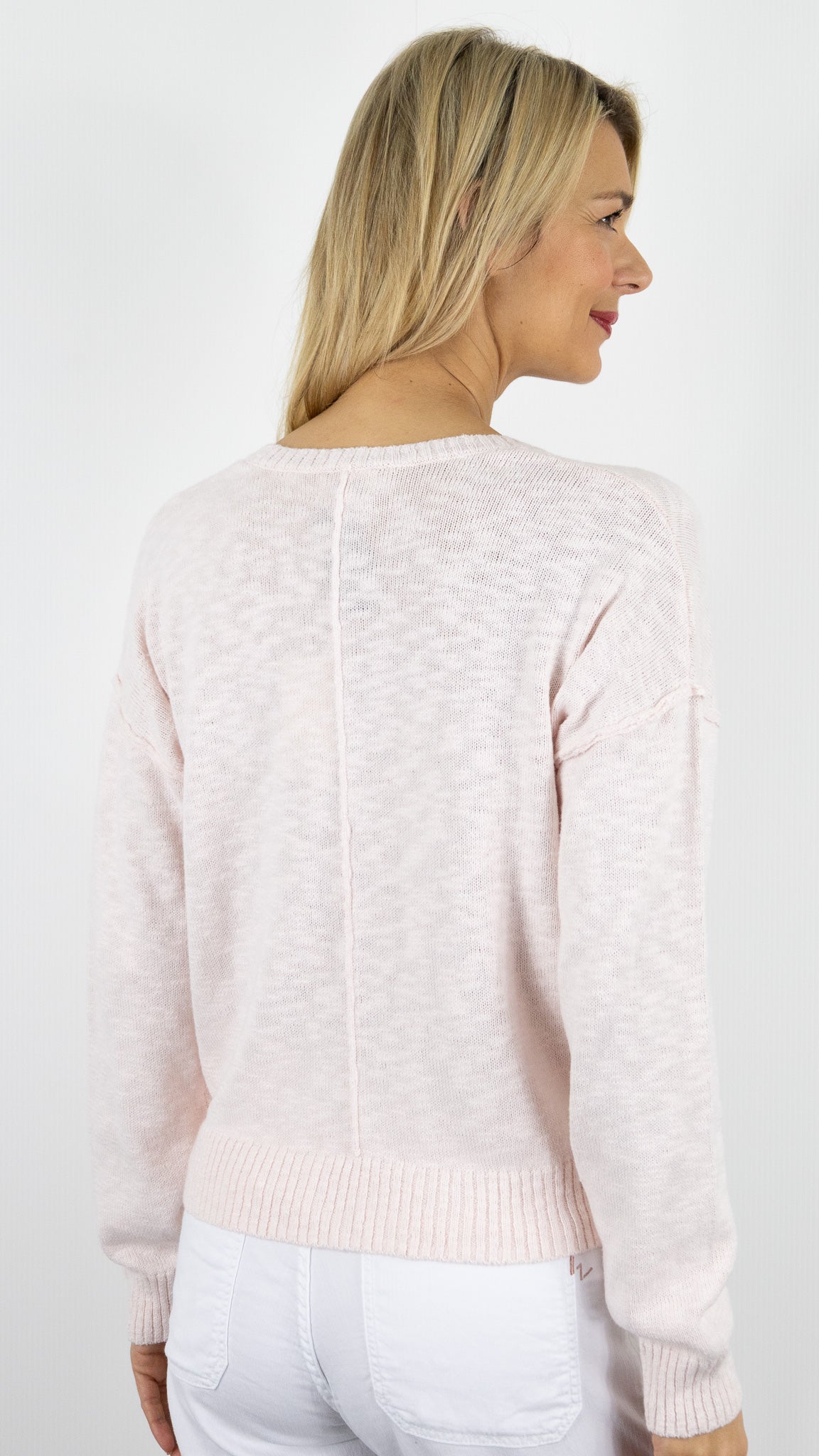 PULL BOUCLETTE COL V FEMME HARTFORD MIRISA#COLOR_03/NUDE