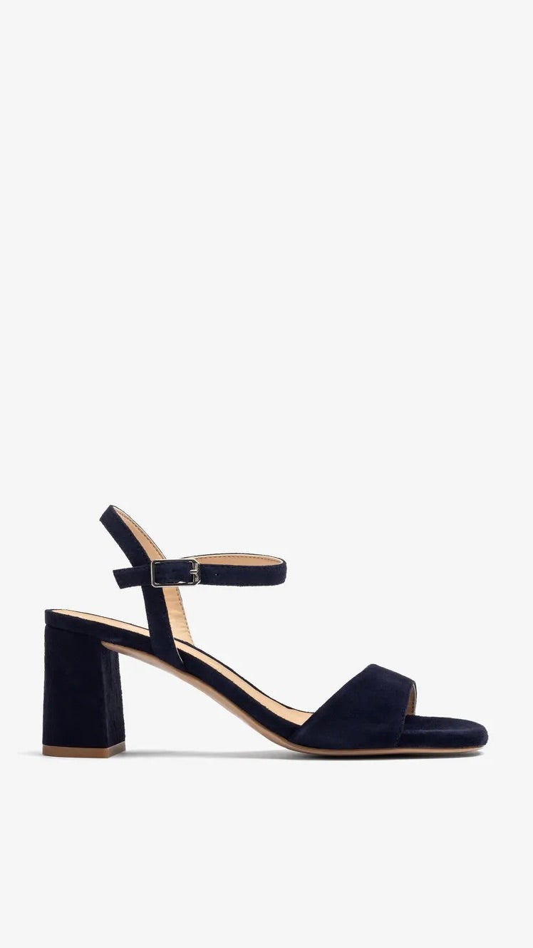 SANDALES BOUTS CARRES EN VELOURS OCEAN MARINE UNISA MORATY 26 KS 