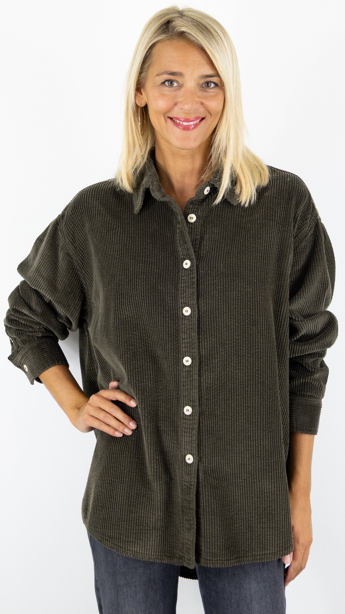 VESTE CHEMISE EN VELOURS OURS CHOCOLAT AMERICAN VINTAGE PADOW