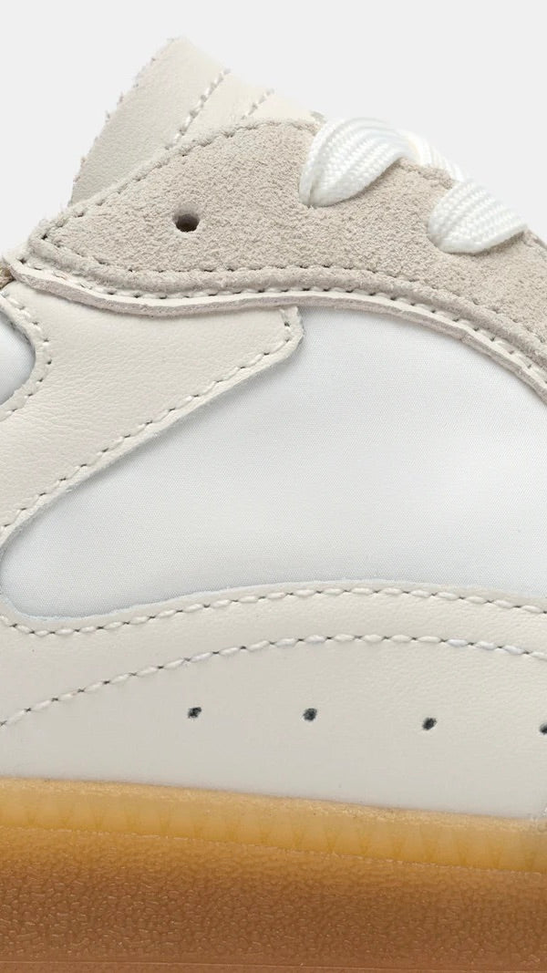 SNEAKERS BASKETS EN CUIR BLANCHES FEMME HOFF PARK