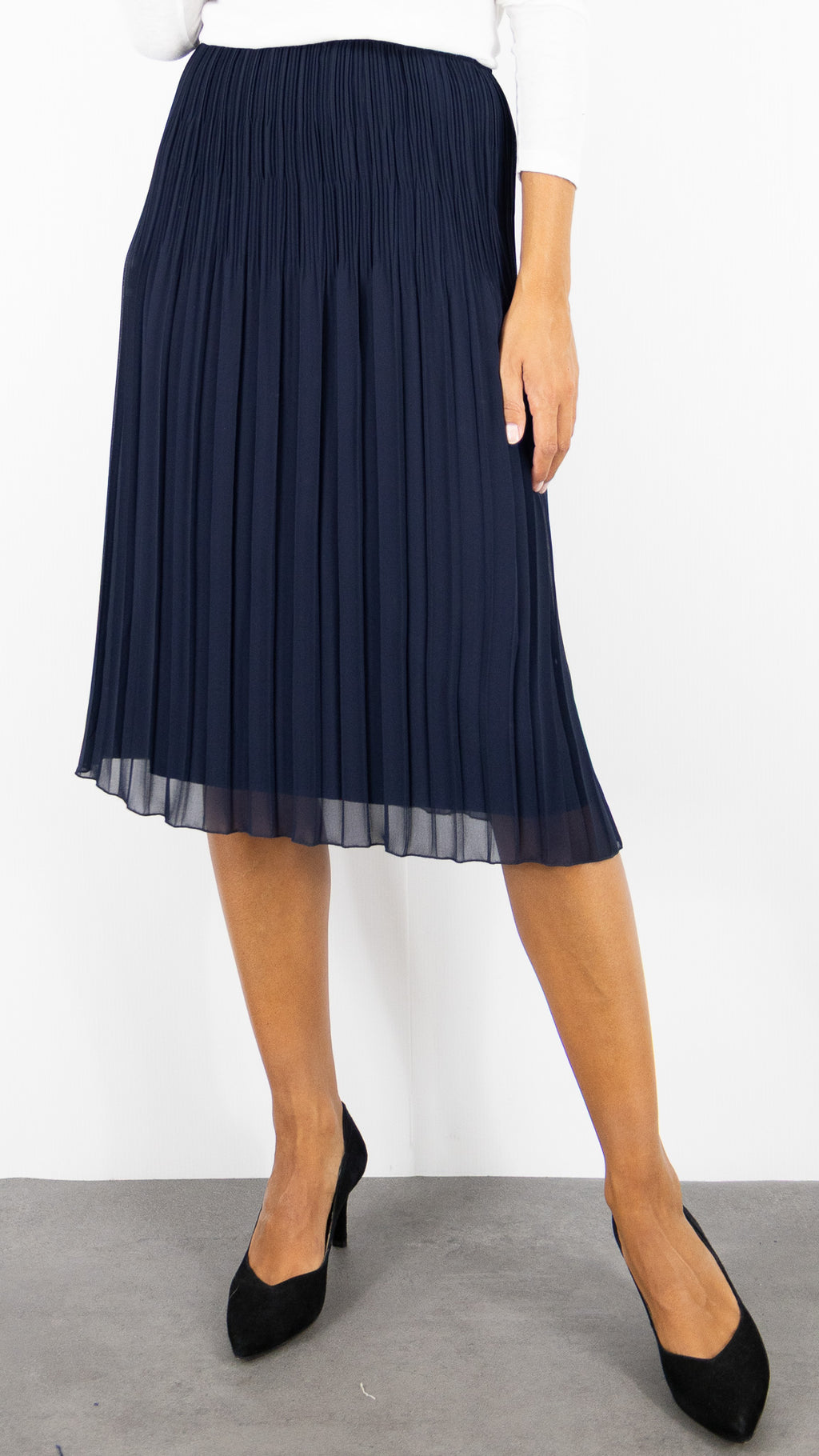 Mini-jupe stretch à cordon - Bleu royal - Mademoiselle Curvy Mini-jupe stretch à cordon - Bleu royal - Mademoiselle Curvy