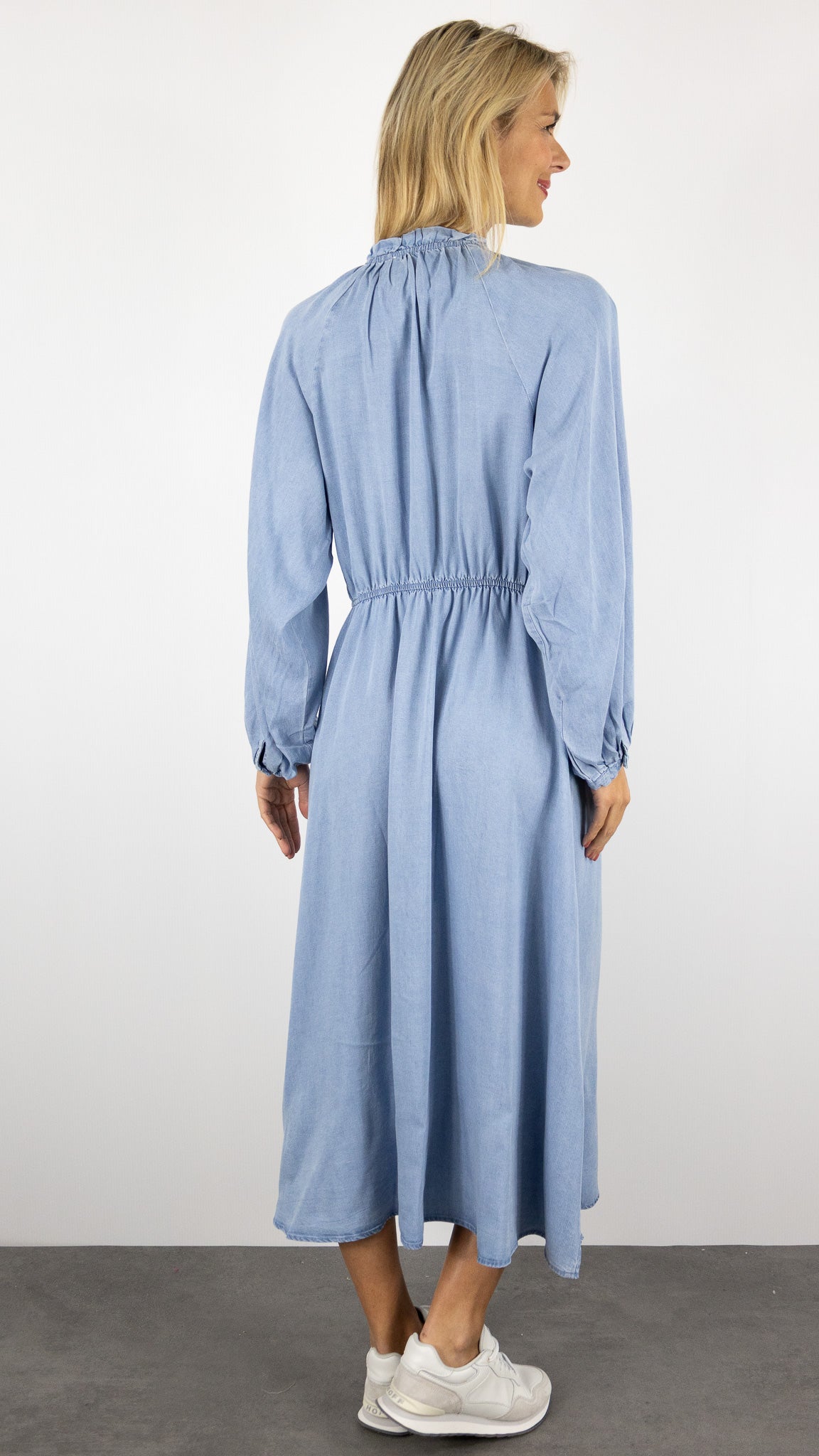 ROBE MIDI EN DENIM LA PETITE ETOILE ROSITA 