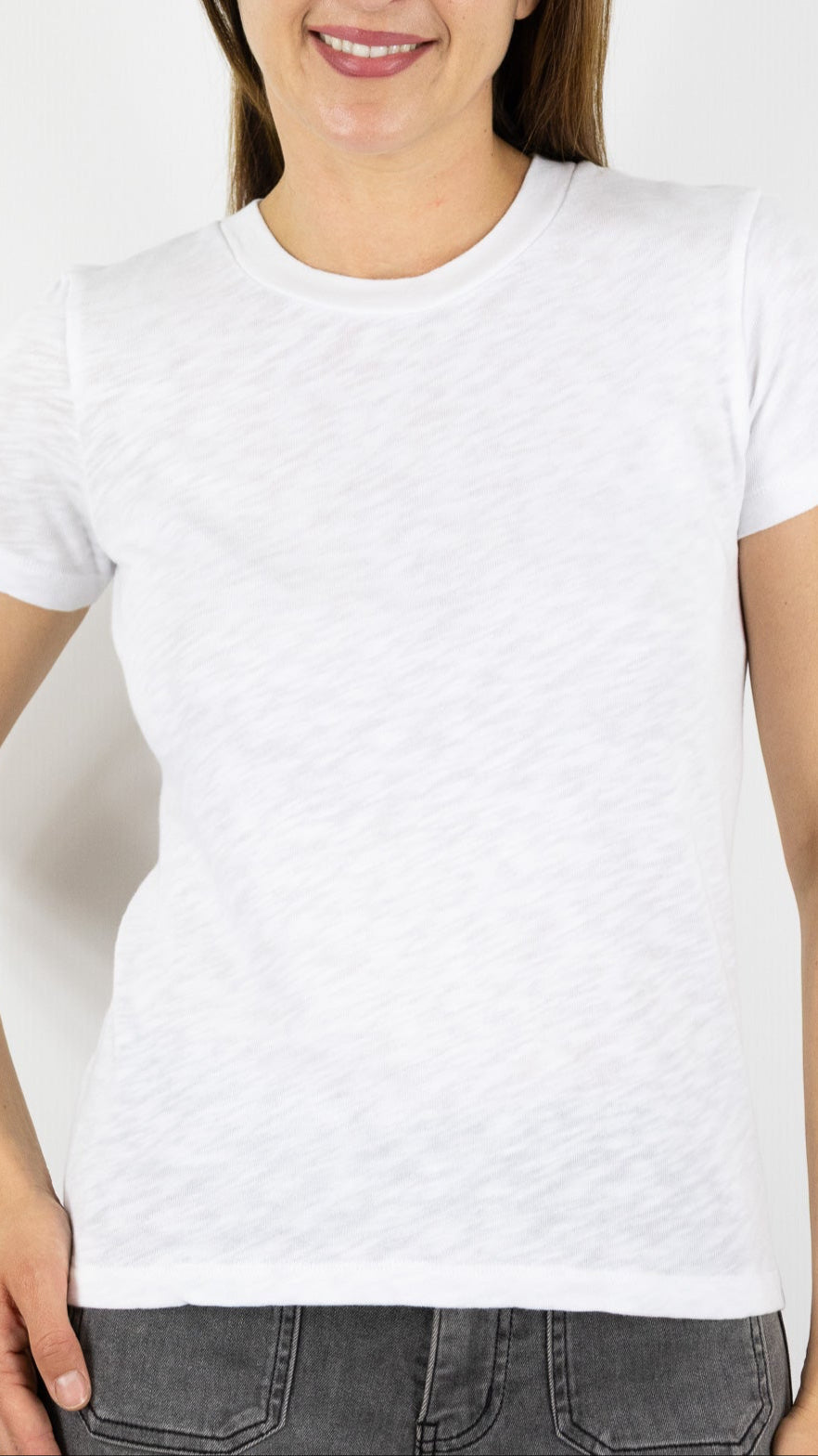 TEE SHIRT EN COTON SONOMA AMERICAN VINTAGE SON28GH24#COLOR_BLANC