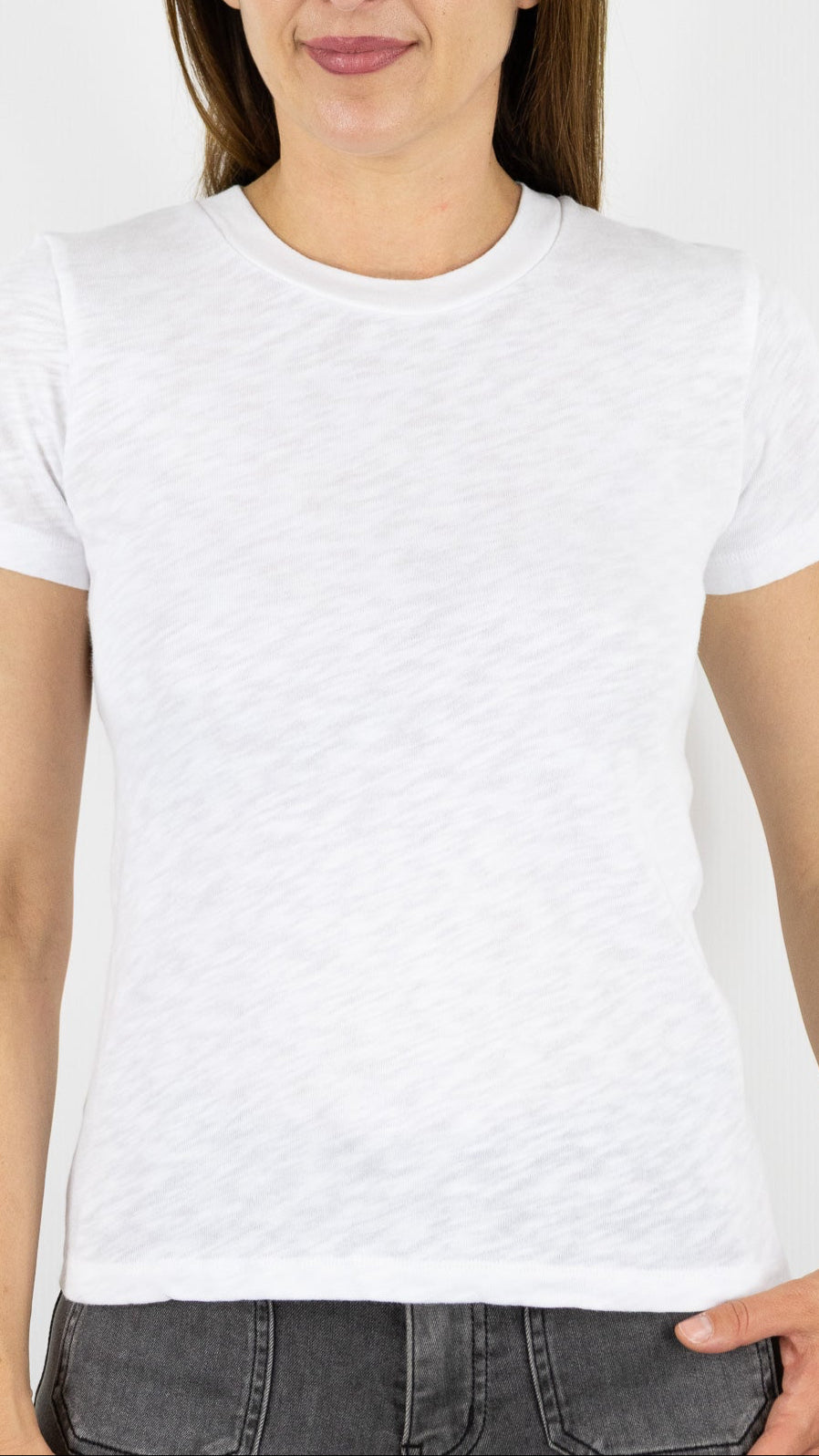 TEE SHIRT EN COTON SONOMA AMERICAN VINTAGE SON28GH24#COLOR_BLANC