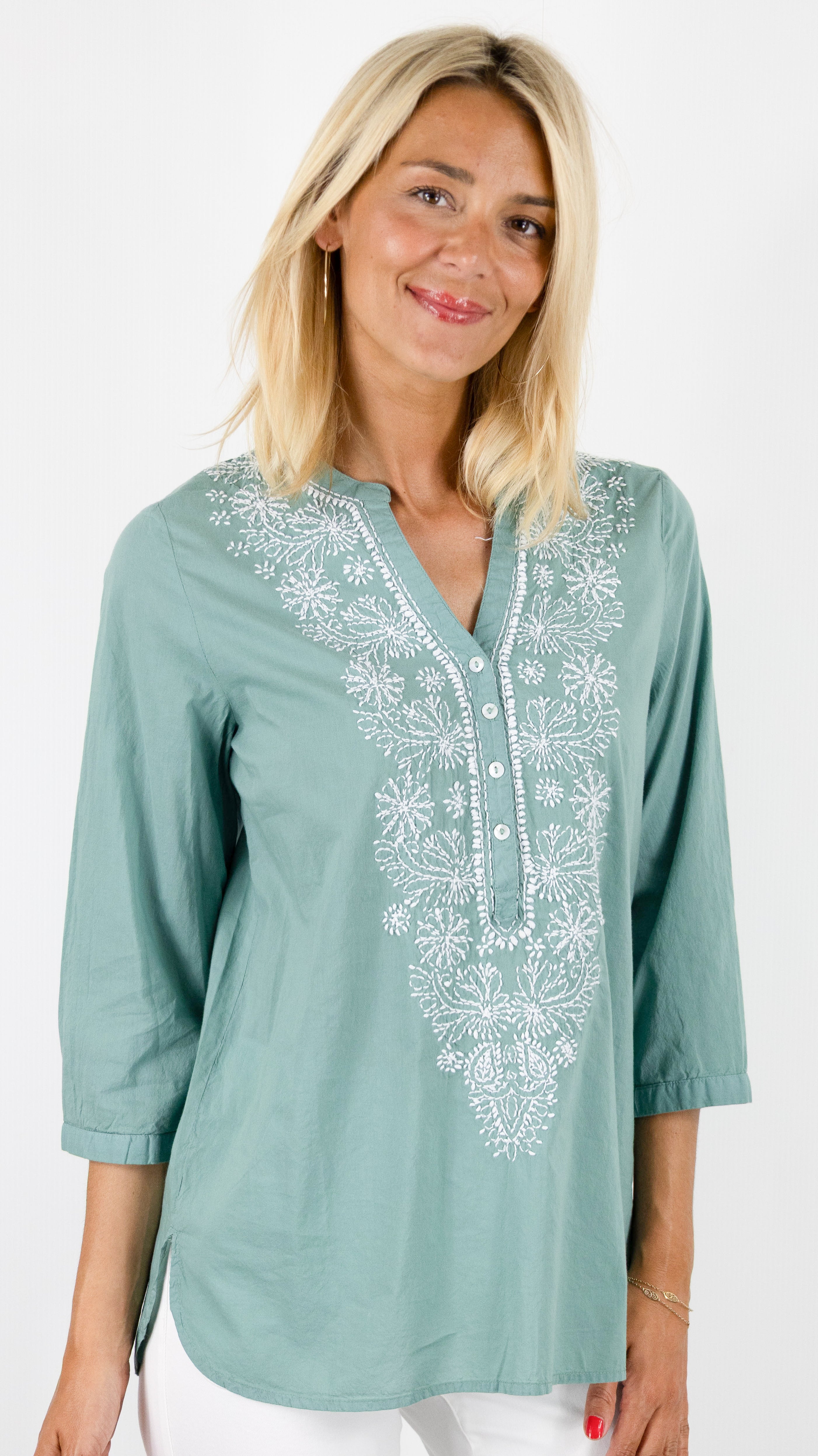 BLOUSE COLORES 19G1.RFD#COLOR_2691/MINERAL BLUE 