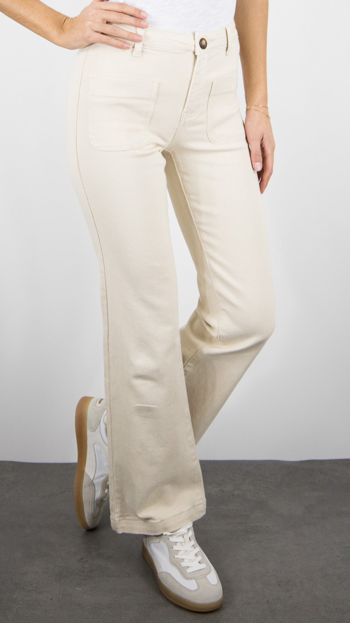 JEANS FLARE POUR FEMME NATUREL LA PETITE ETOILE SONNY